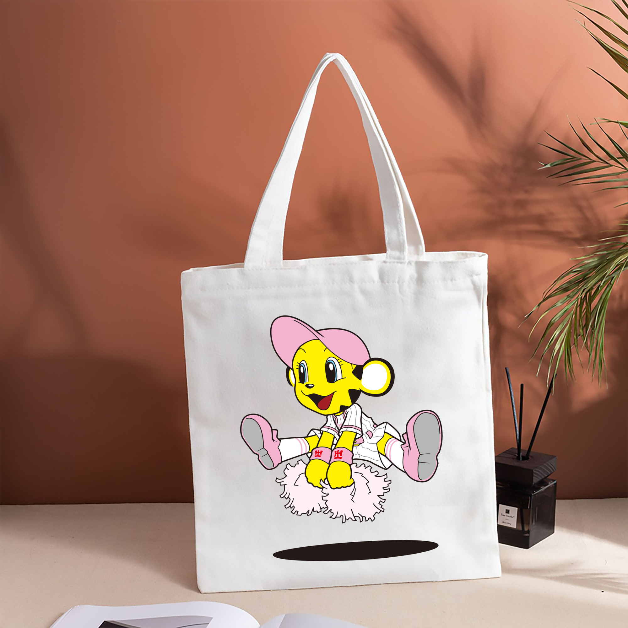 HANSHIN TIGERS MASCOT LUCKY APPLICATION JUMPING CHEERING 2015 Logo