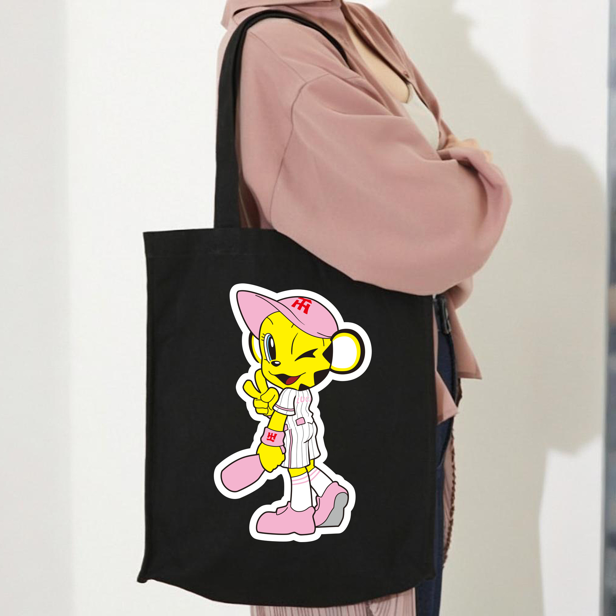 HANSHIN TIGERS MASCOT LUCKY APPLICATION TURN AROUND WINK 2015 Logo