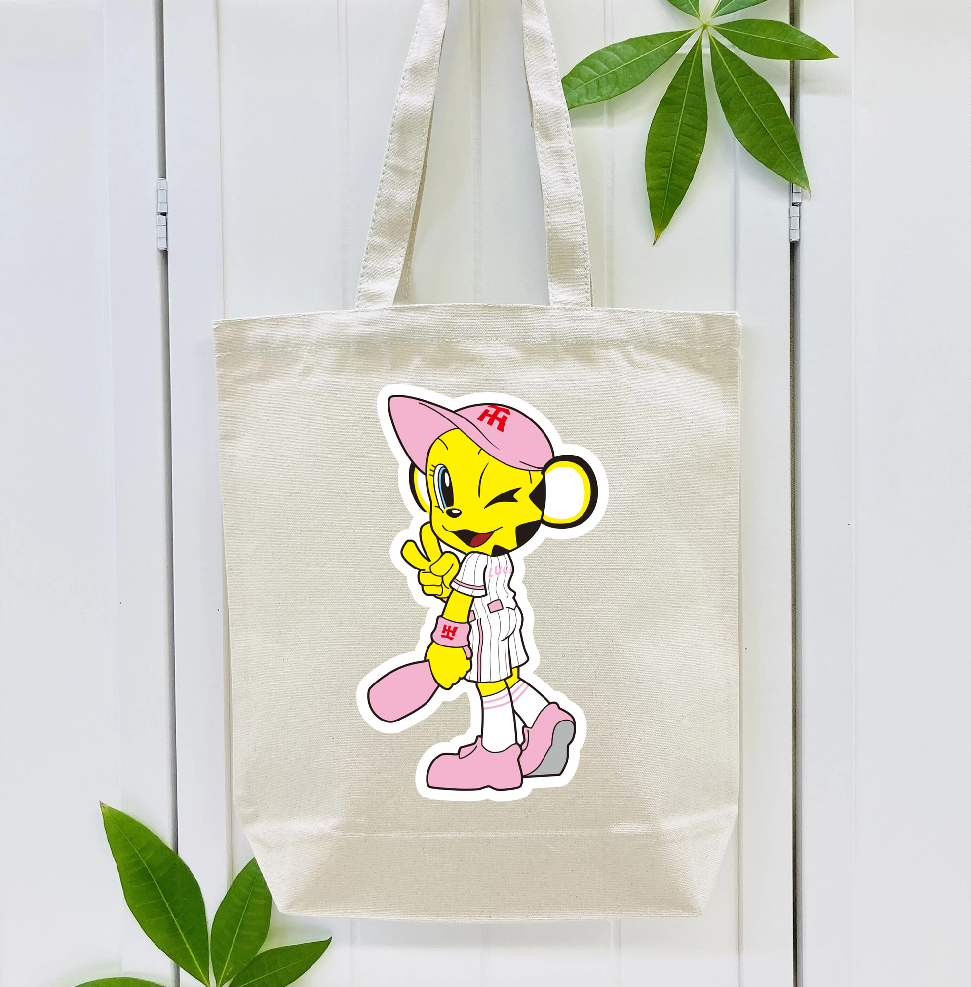 HANSHIN TIGERS MASCOT LUCKY APPLICATION TURN AROUND WINK 2015 Logo