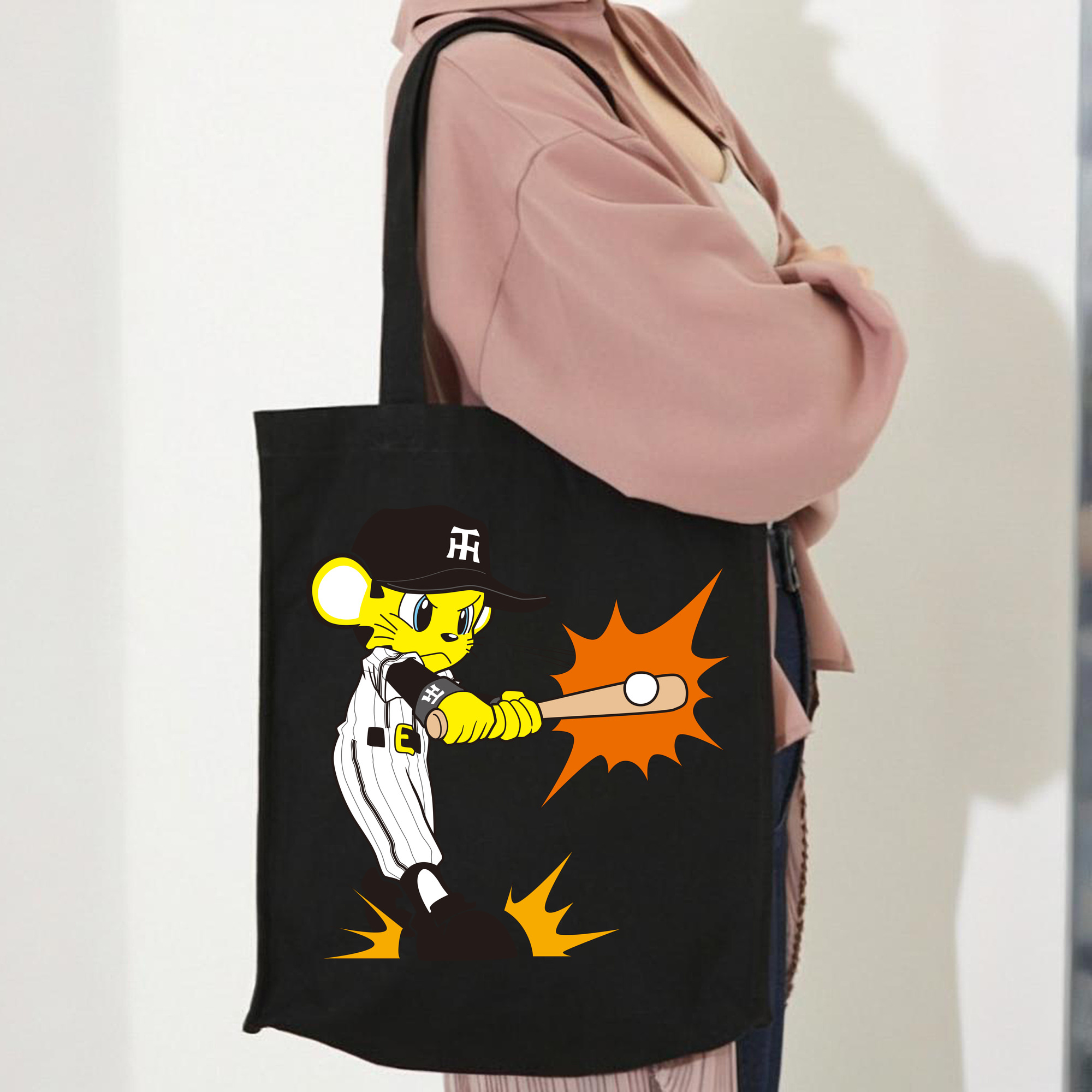 HANSHIN TIGERS MASCOT TO-LUCKY APPLICATION BATTING 2015 Logo