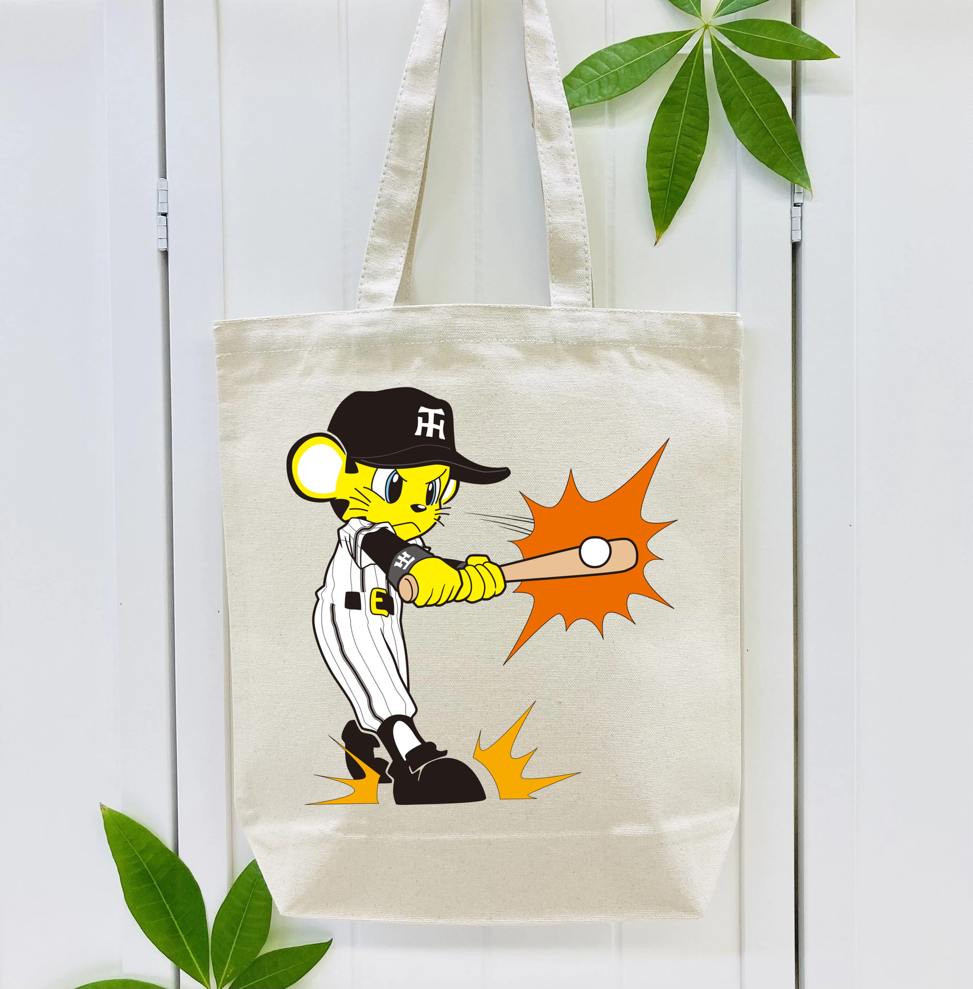 HANSHIN TIGERS MASCOT TO-LUCKY APPLICATION BATTING 2015 Logo