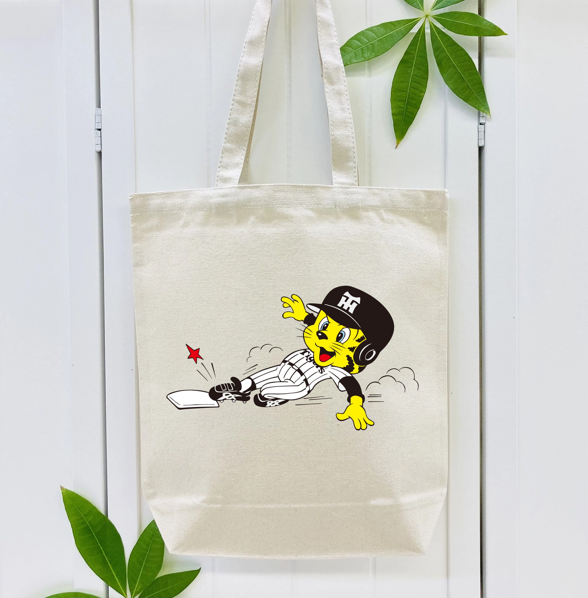 HANSHIN TIGERS MASCOT TO-LUCKY OLD APPLICATION SLIDING Logo