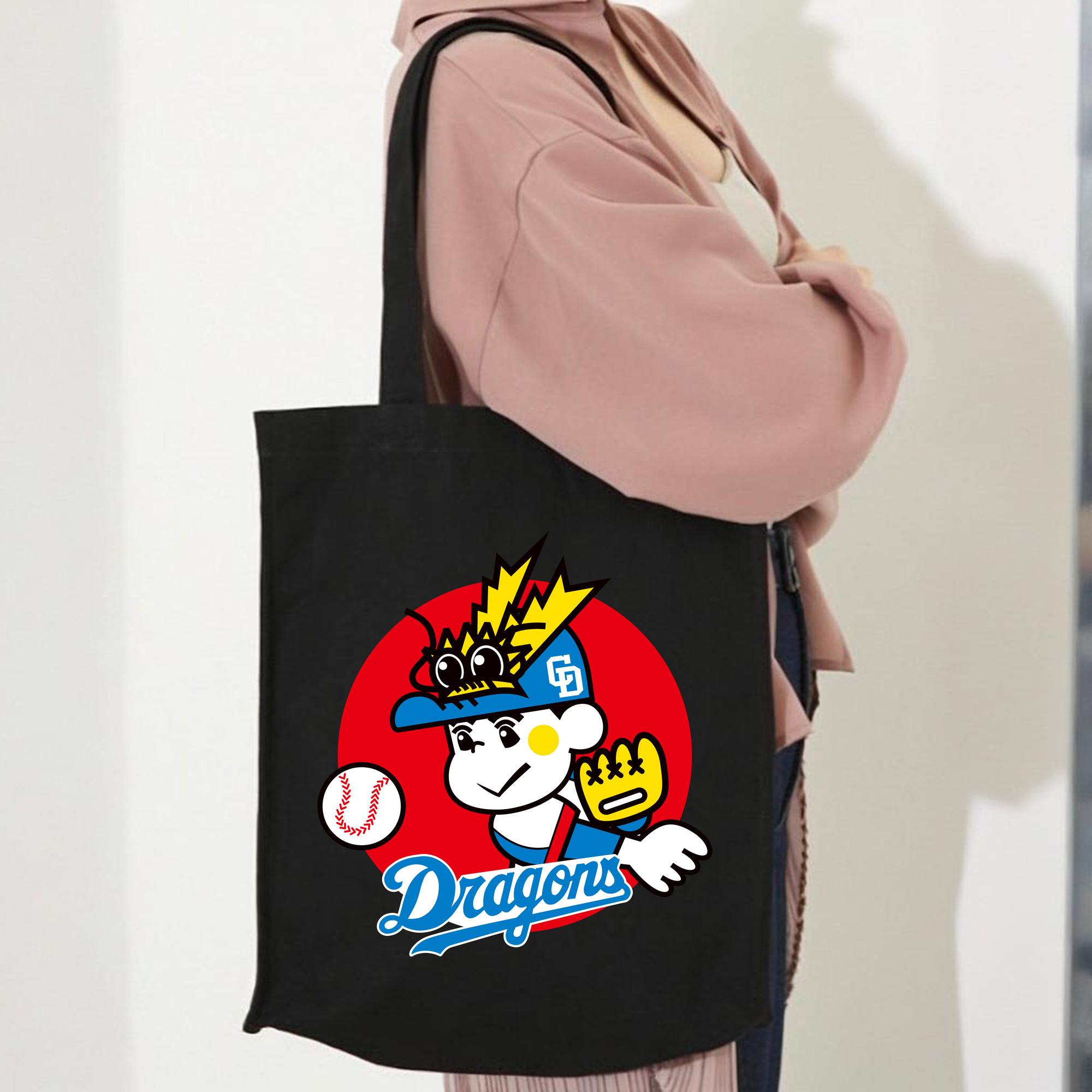 CHUNICHI DRAGONS OLD EMBLEM PITCHING VERSION Logo