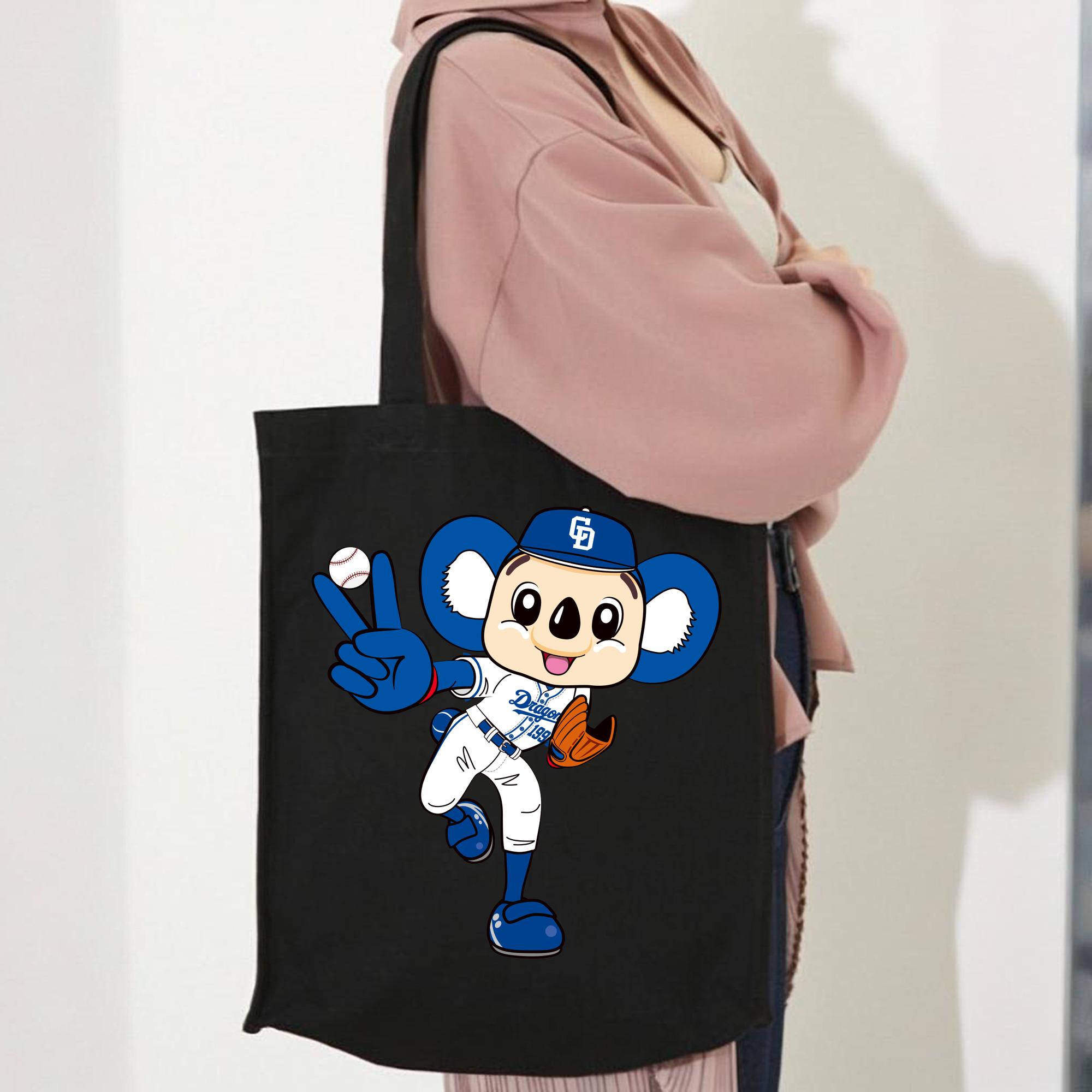 CHUNICHI DRAGONS MASCOT DOALA APPLICATION VICTORY BALL Logo