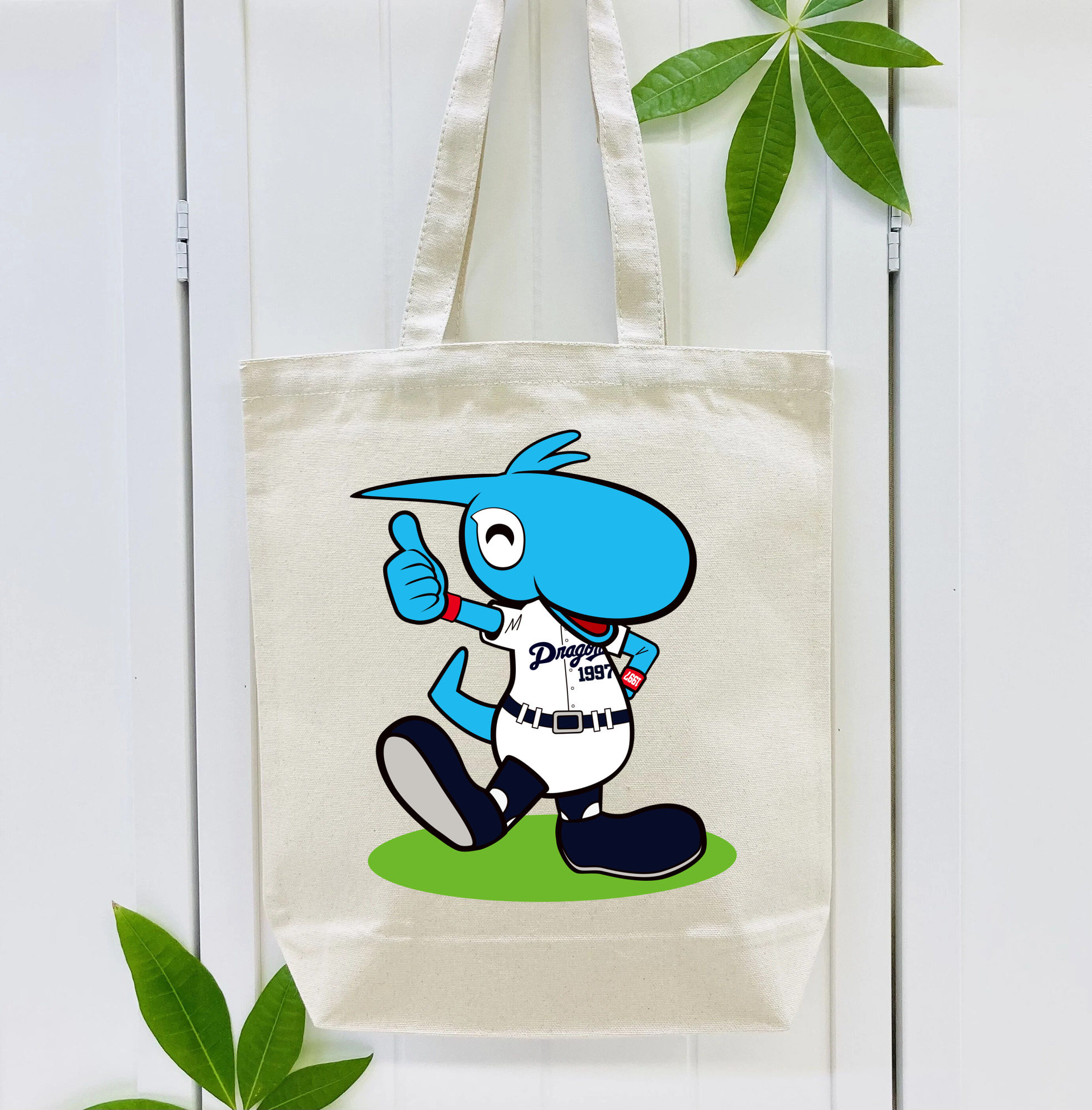 CHUNICHI DRAGONS MASCOT SHAOLON 2014 2016 HOME UNIFORM Logo