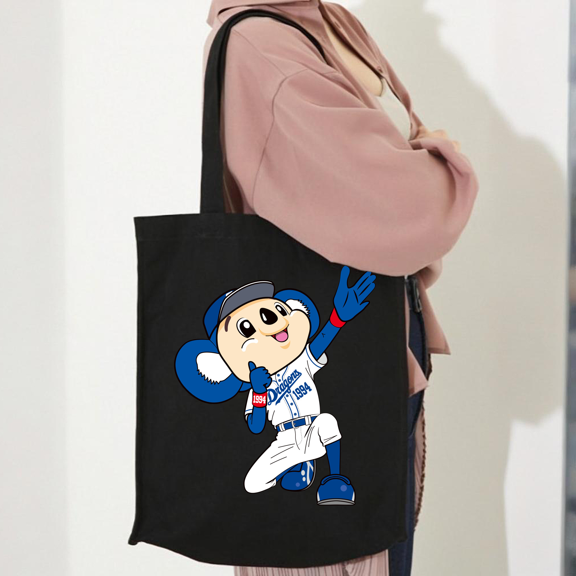 CHUNICHI DRAGONS MASCOT DOALA APPLICATION SHOUT WELCOME Logo