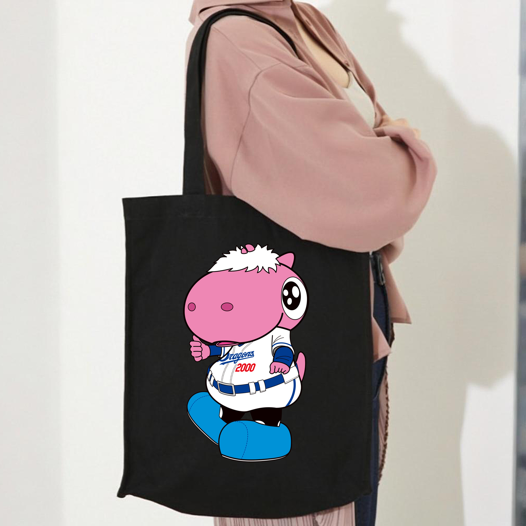 CHUNICHI DRAGONS MASCOT PAOLON 2023 HOME UNIFORM APPLICATION BEST THUMS UP Logo