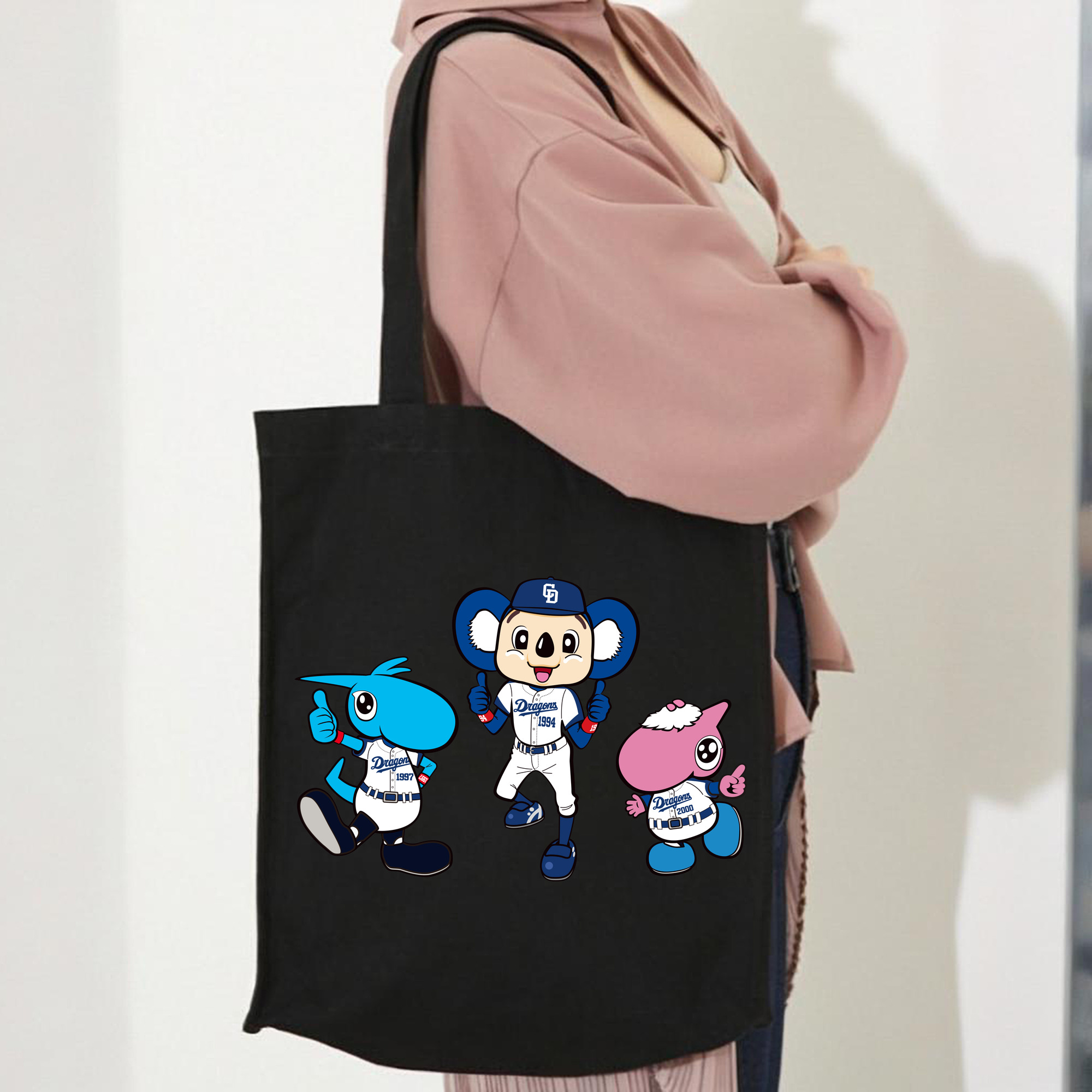 CHUNICHI DRAGONS MASCOT SHAOLON DOALA PAOLON APPLICATION Logo