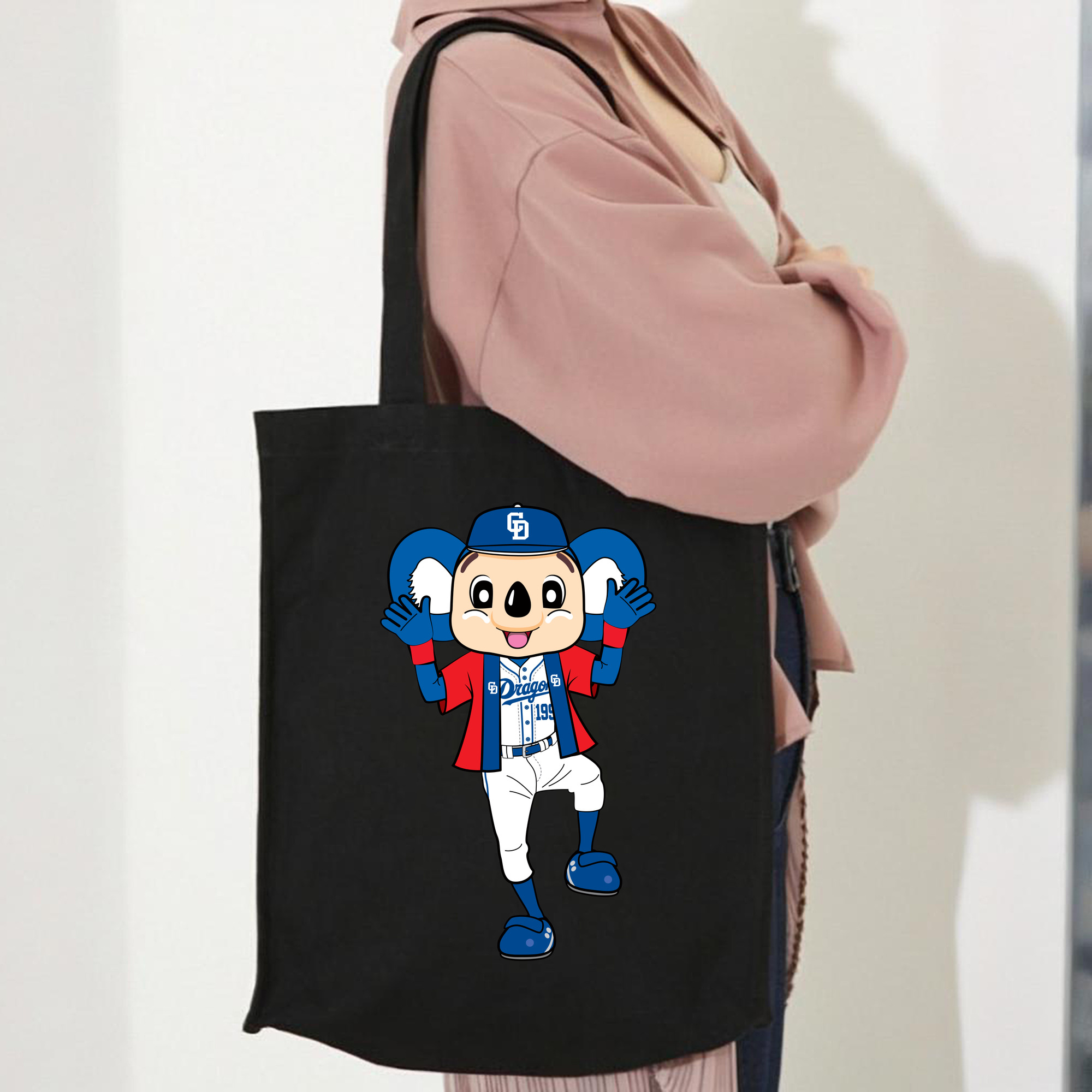 CHUNICHI DRAGONS MASCOT DOALA HOME UNIFORM 2018 APPLICATION HAORI Logo