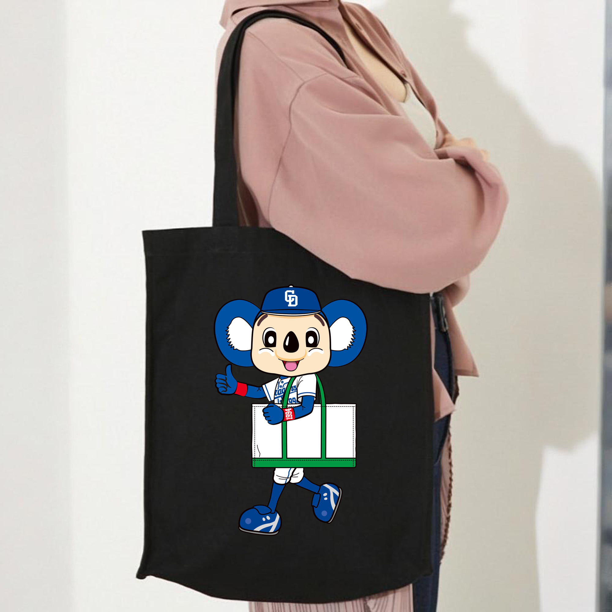 CHUNICHI DRAGONS MASCOT DOALA 2019 HOME UNIFORM APPLICATION ECO BAG Logo
