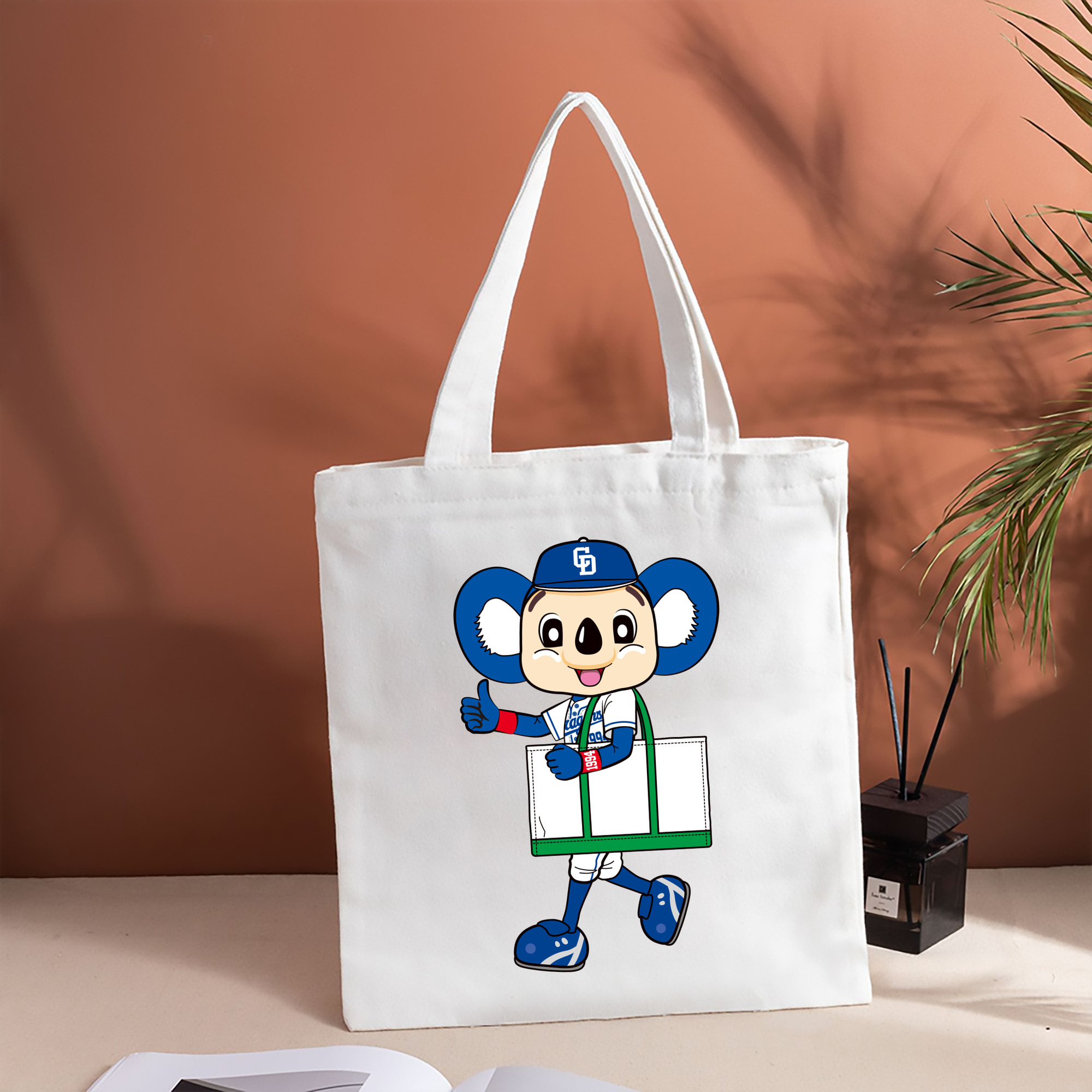 CHUNICHI DRAGONS MASCOT DOALA 2019 HOME UNIFORM APPLICATION ECO BAG Logo