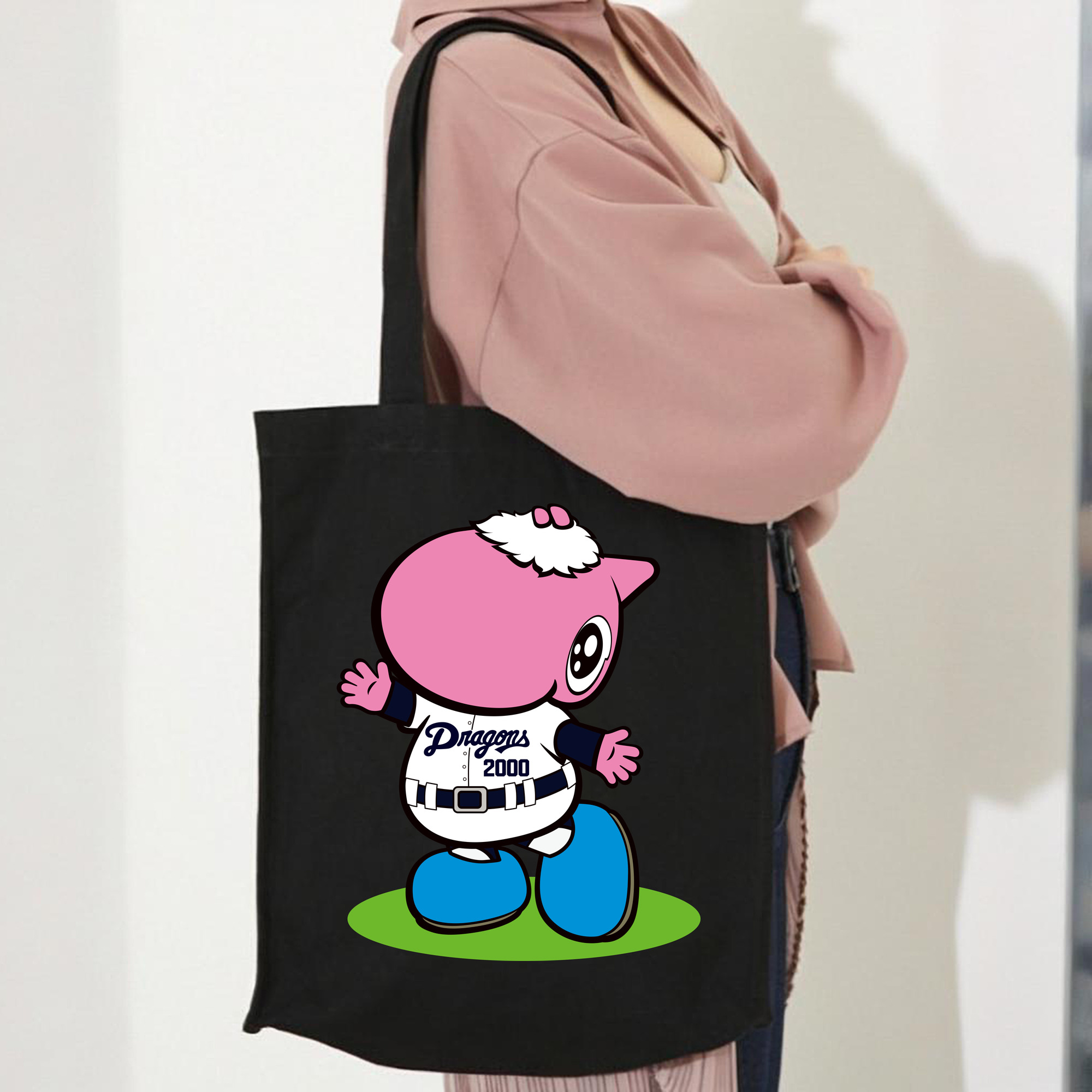 CHUNICHI DRAGONS MASCOT PAOLON 2014 2016 HOME UNIFORM Logo