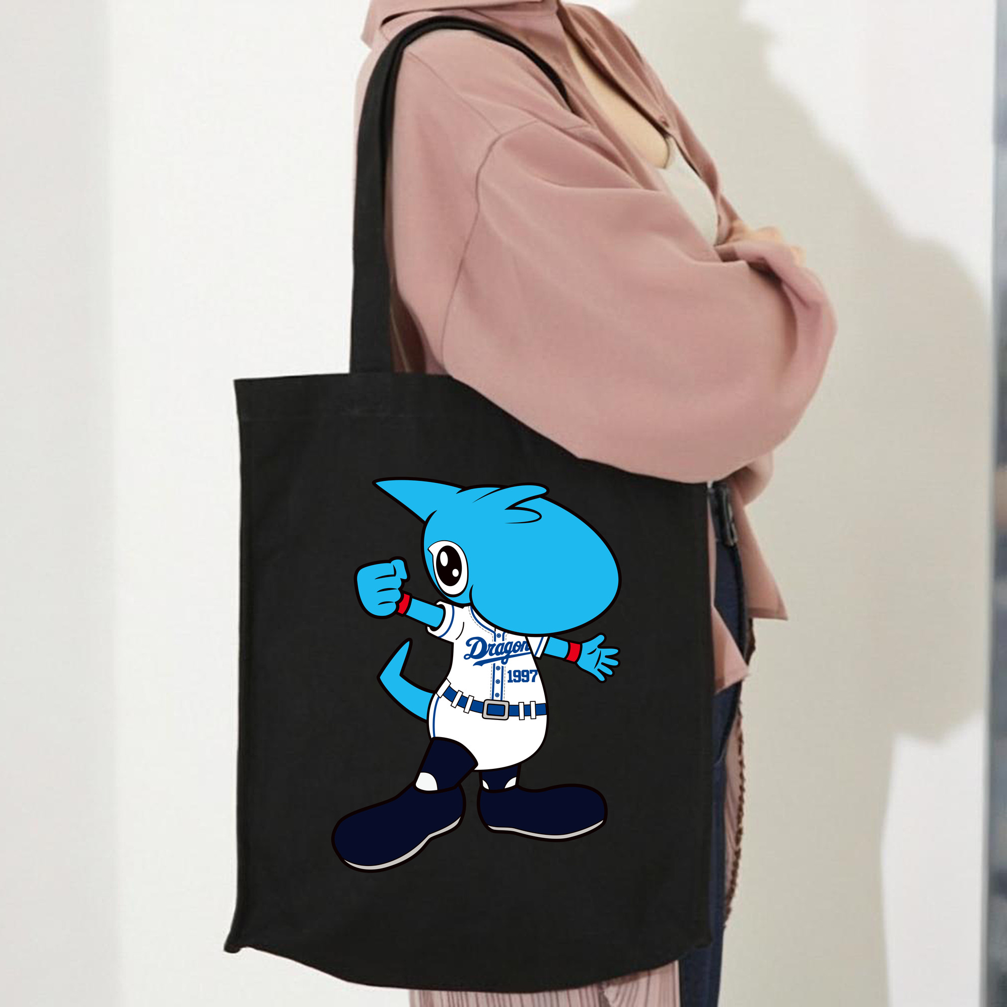 CHUNICHI DRAGONS MASCOT SHAOLON APPLICATION FIGHTING Logo