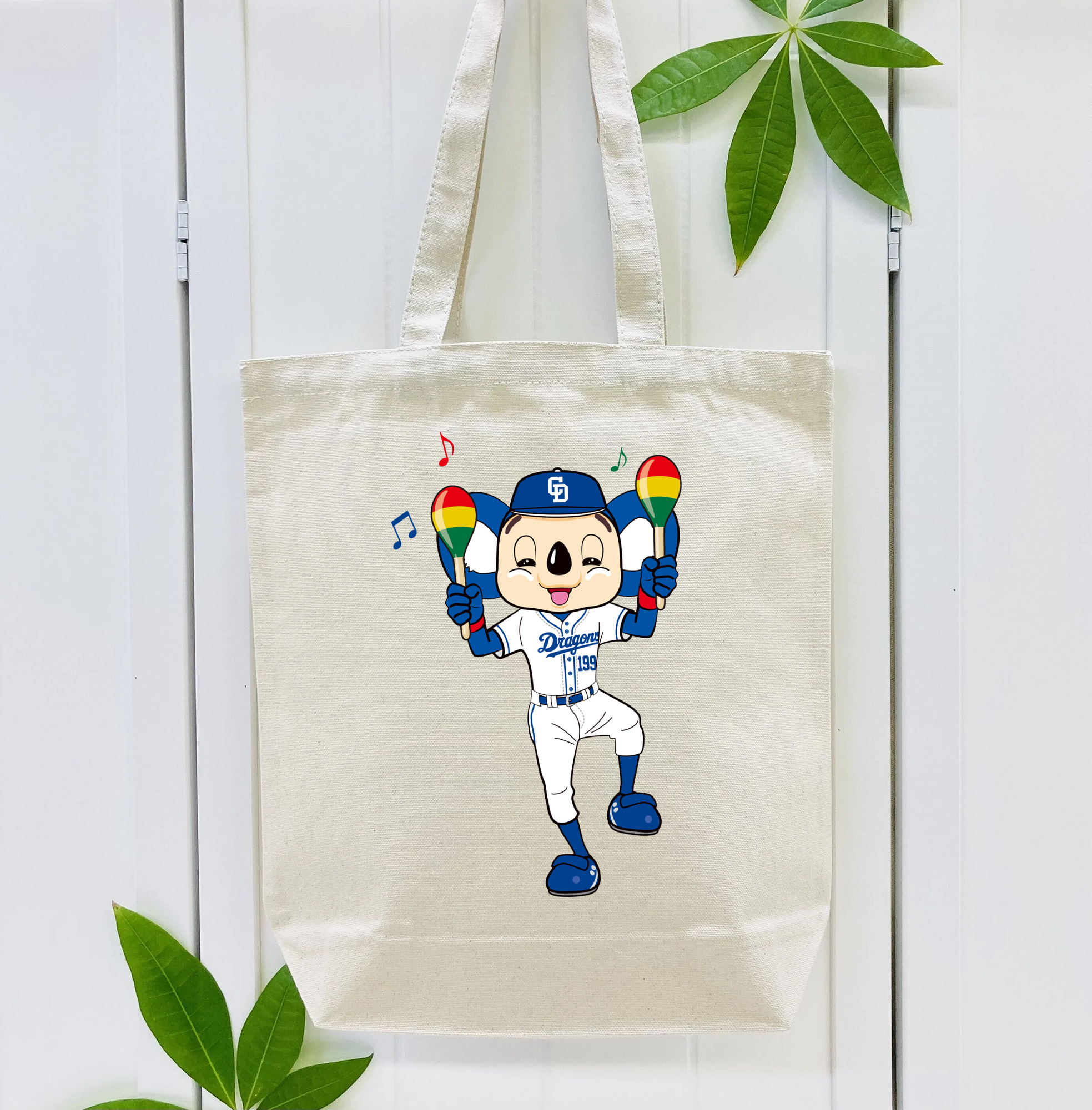 CHUNICHI DRAGONS MASCOT DOALA HOME UNIFORM 2018 APPLICATION GRABBING TOOL DANCE Logo
