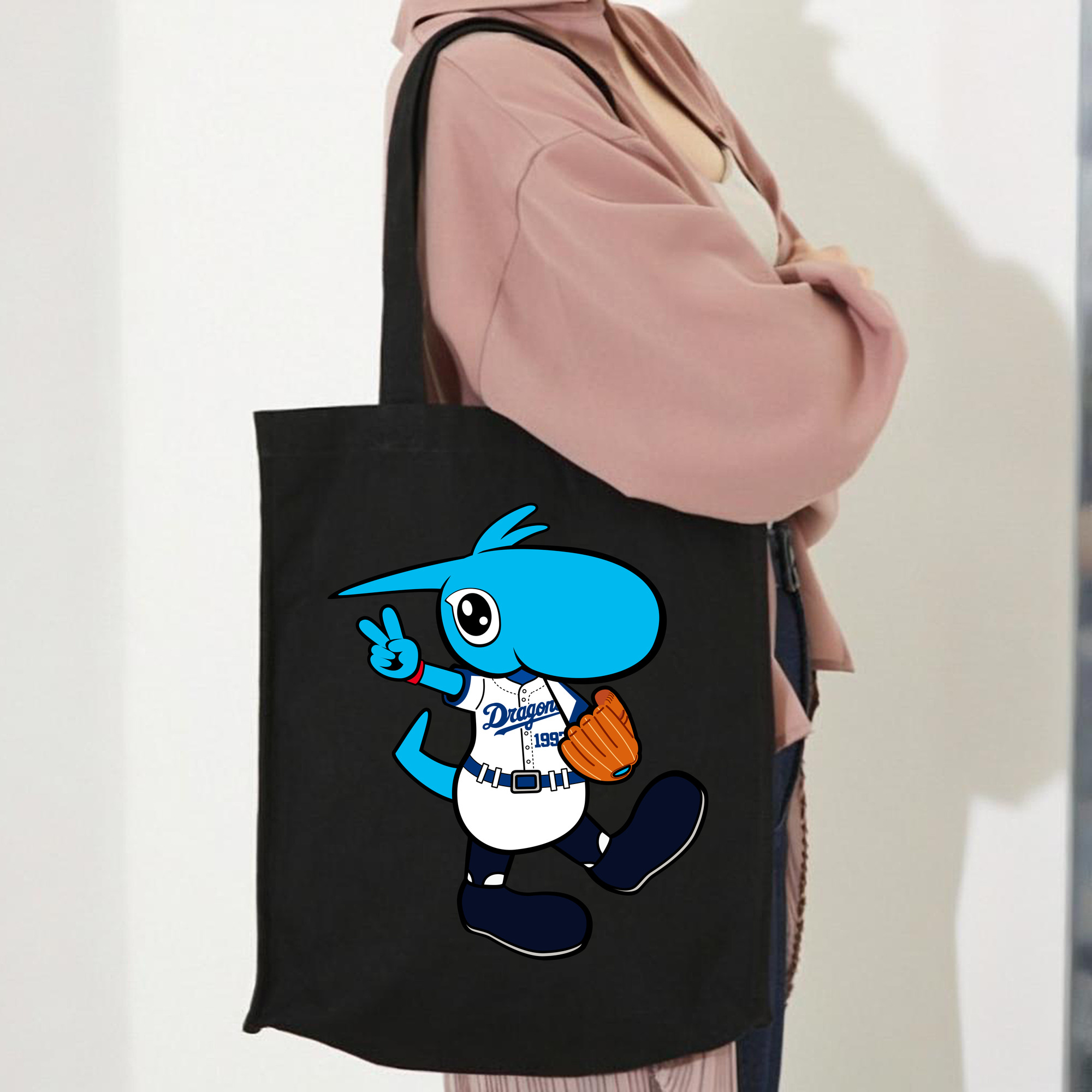 CHUNICHI DRAGONS MASCOT SHAOLON APPLICATION GLOVE Logo