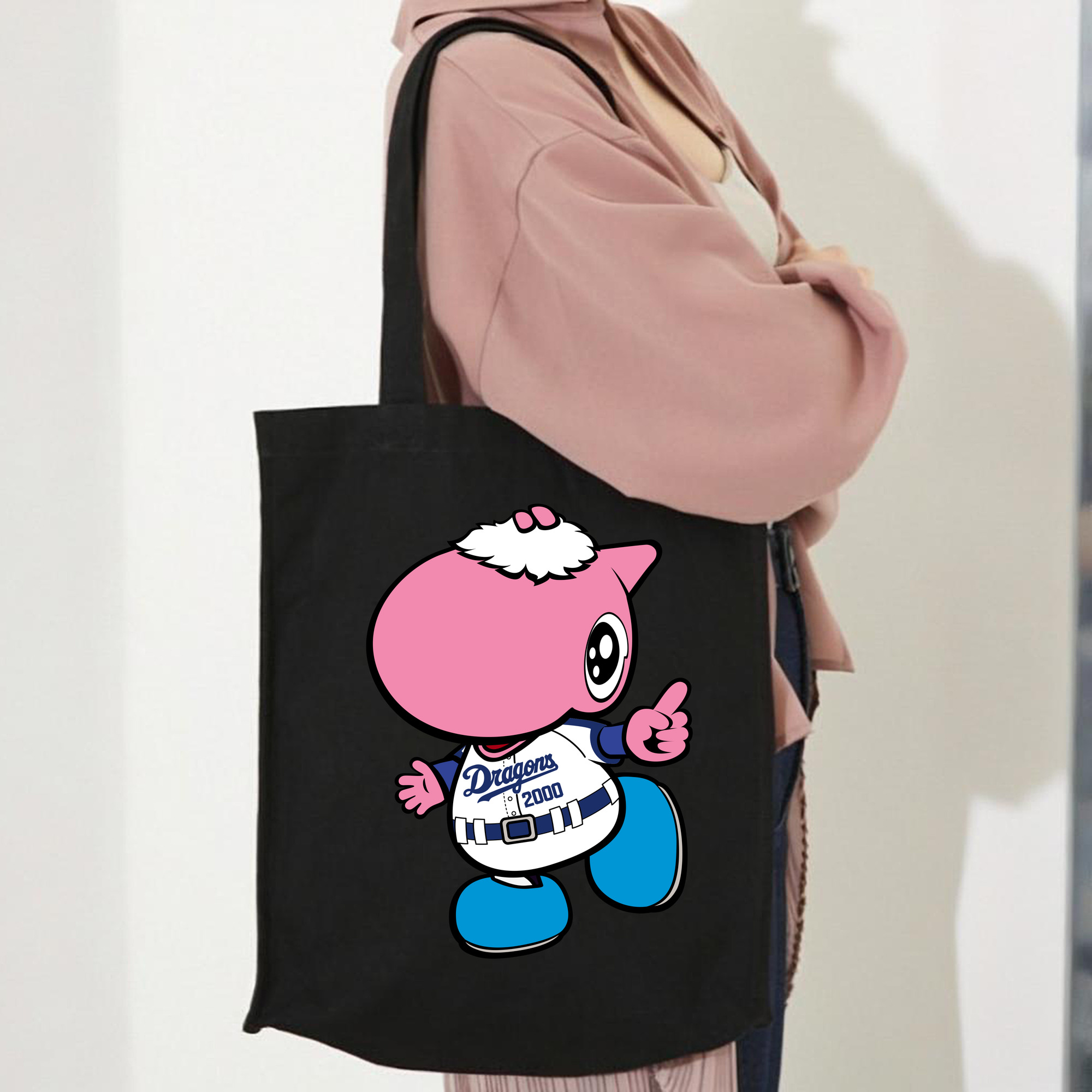 CHUNICHI DRAGONS MASCOT PAOLON APPLICATION 2017 2018 HOME UNIFORM INDICATE Logo