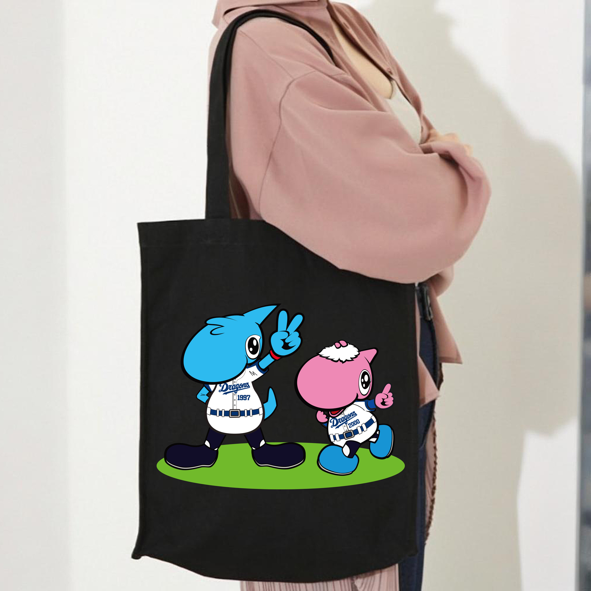 CHUNICHI DRAGONS Mascot Paolon And Shaolon