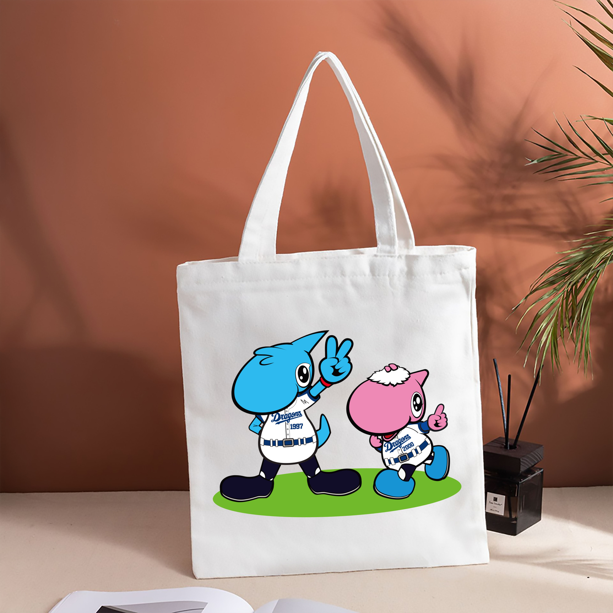 CHUNICHI DRAGONS Mascot Paolon And Shaolon