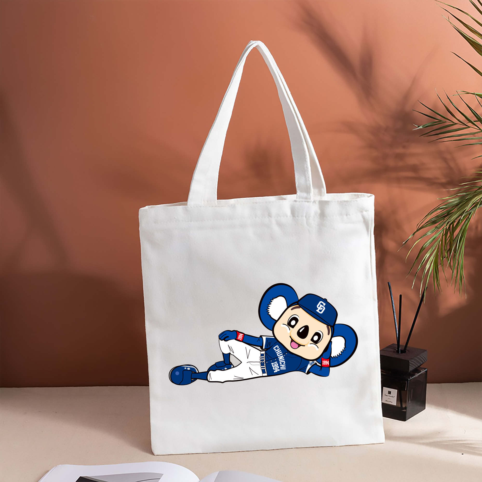 CHUNICHI DRAGONS MASCOT DOALA APPLICATION AWAY UNIFORM Logo