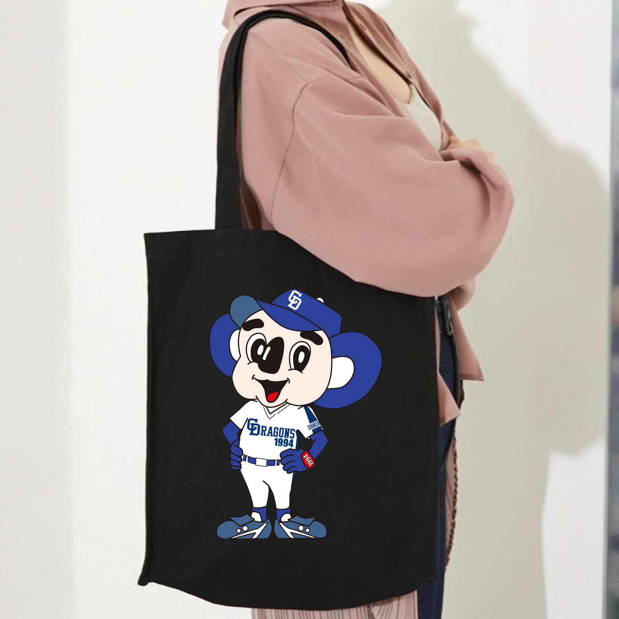 CHUNICHI DRAGONS MASCOT DOALA 2004 2011 HOME UNIFORM APPLICATION STANDING Logo