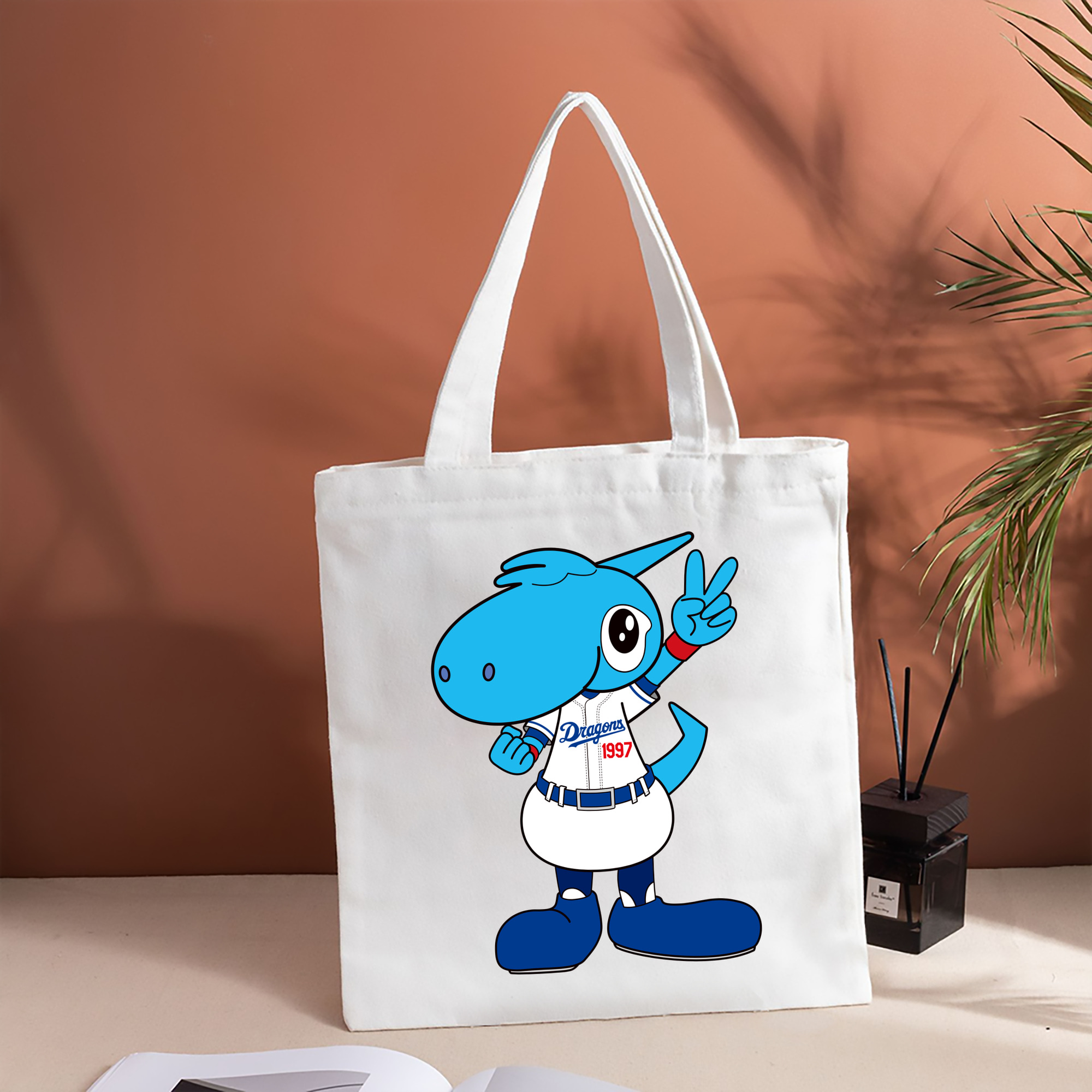 CHUNICHI DRAGONS MASCOT SHAOLON 2023 HOME UNIFORM APPLICATION VICTORY Logo