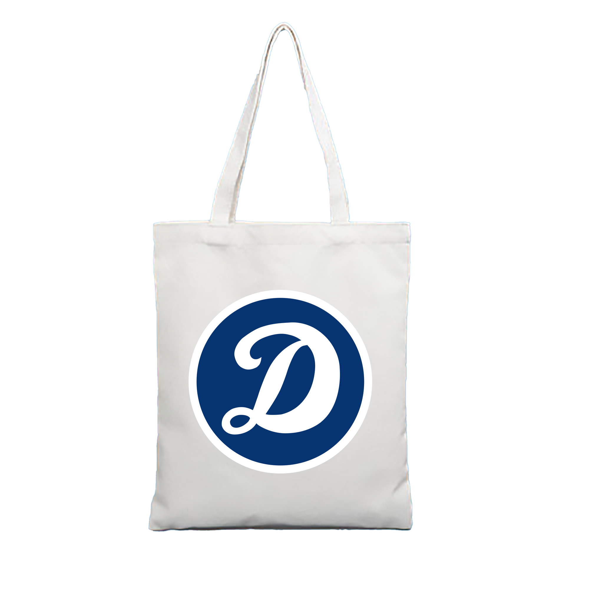 CHUNICHI DRAGONS SYMBOL CIRCLE Logo - 縦型キャンバス手提げバッグ（トートバッグ） ・ キャンバス素材 ・ ショッピング用 ・ 軽量 丈夫 お手入れ簡単