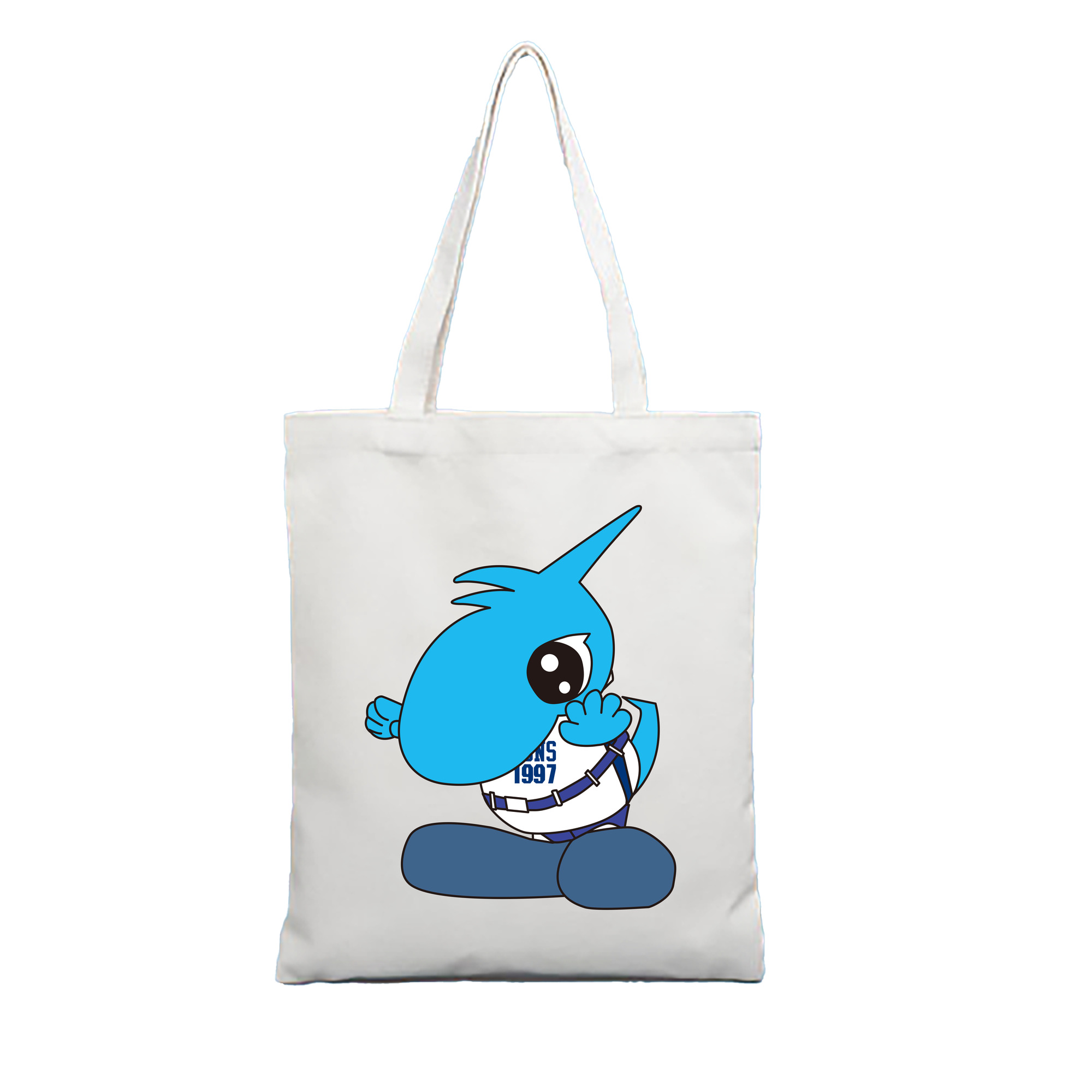 CHUNICHI DRAGONS MASCOT SHAOLON OTHER APPLICATION Logo - 縦型キャンバス手提げバッグ（トートバッグ） ・ キャンバス素材 ・ ショッピング用 ・ 軽量 丈夫 お手入れ簡単