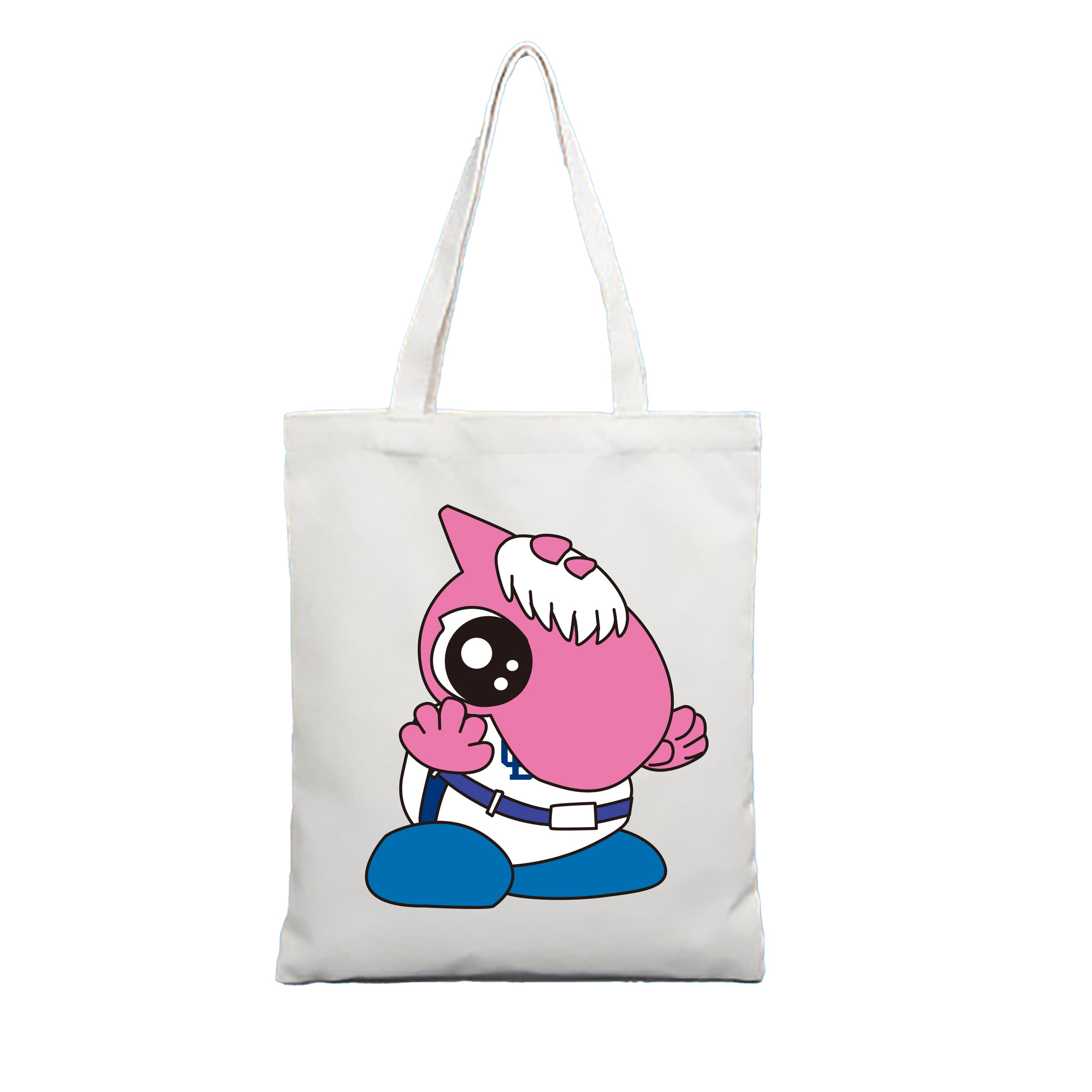 CHUNICHI DRAGONS MASCOT PAOLON 2004 2011 Logo - 縦型キャンバス手提げバッグ（トートバッグ） ・ キャンバス素材 ・ ショッピング用 ・ 軽量 丈夫 お手入れ簡単