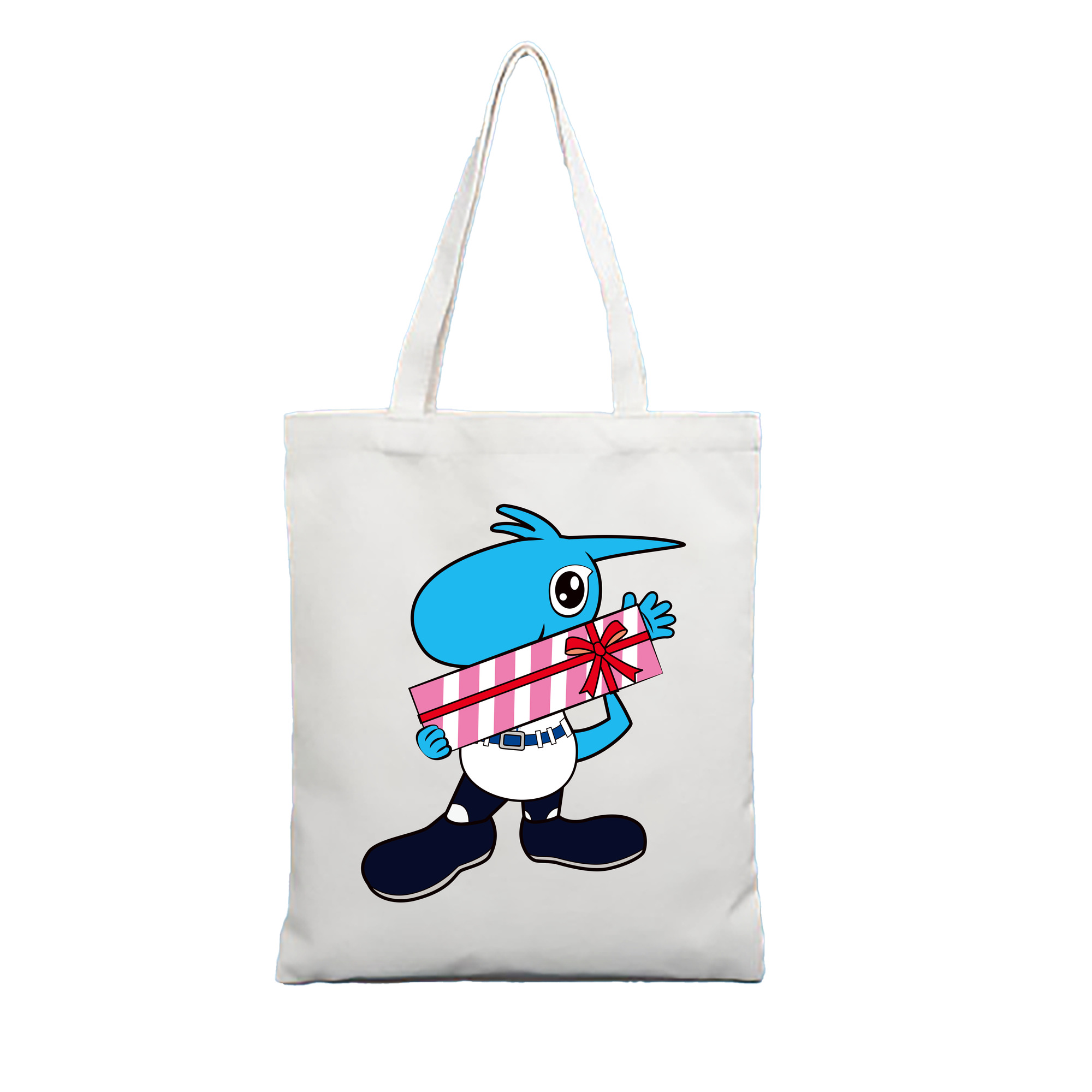 CHUNICHI DRAGONS MASCOT SHAOLON APPLICATION GIFT Logo - 縦型キャンバス手提げバッグ（トートバッグ） ・ キャンバス素材 ・ ショッピング用 ・ 軽量 丈夫 お手入れ簡単