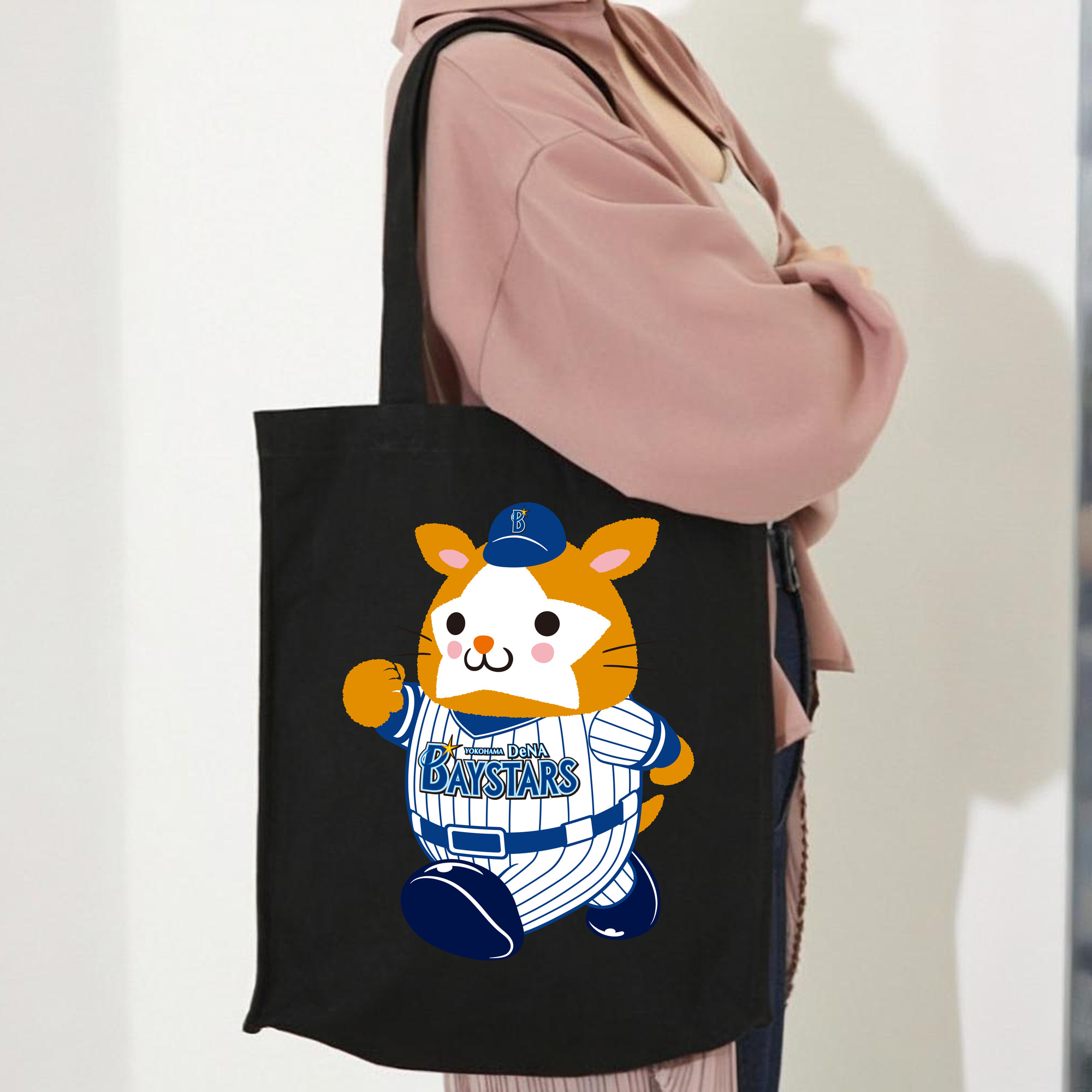 YOKOHAMA DeNA BAYSTARS MASCOT APPLICATION WALKING Logo