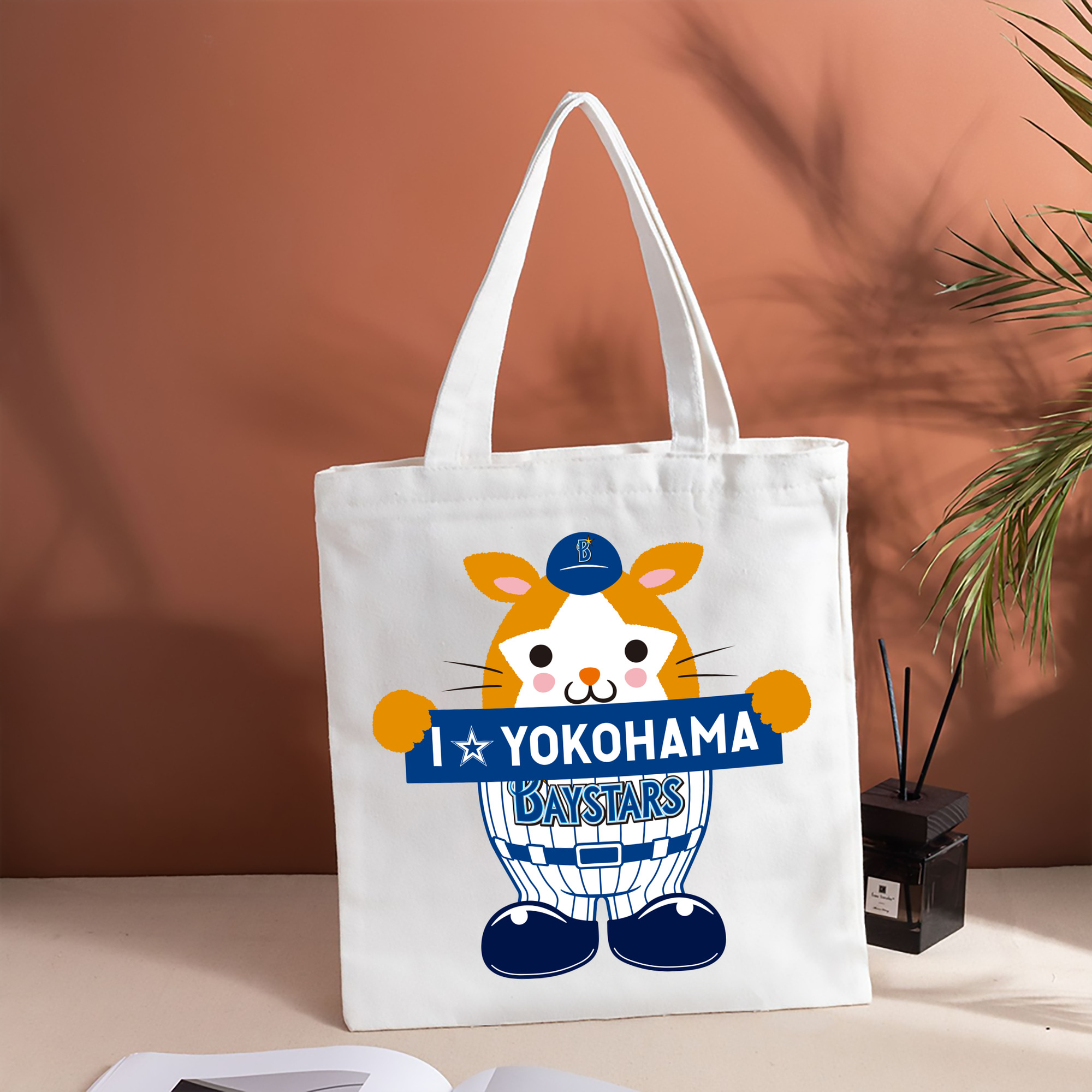 YOKOHAMA DeNA BAYSTARS MASCOT DB.STARMAN APPLICATION I☆YOKOHAMA Logo