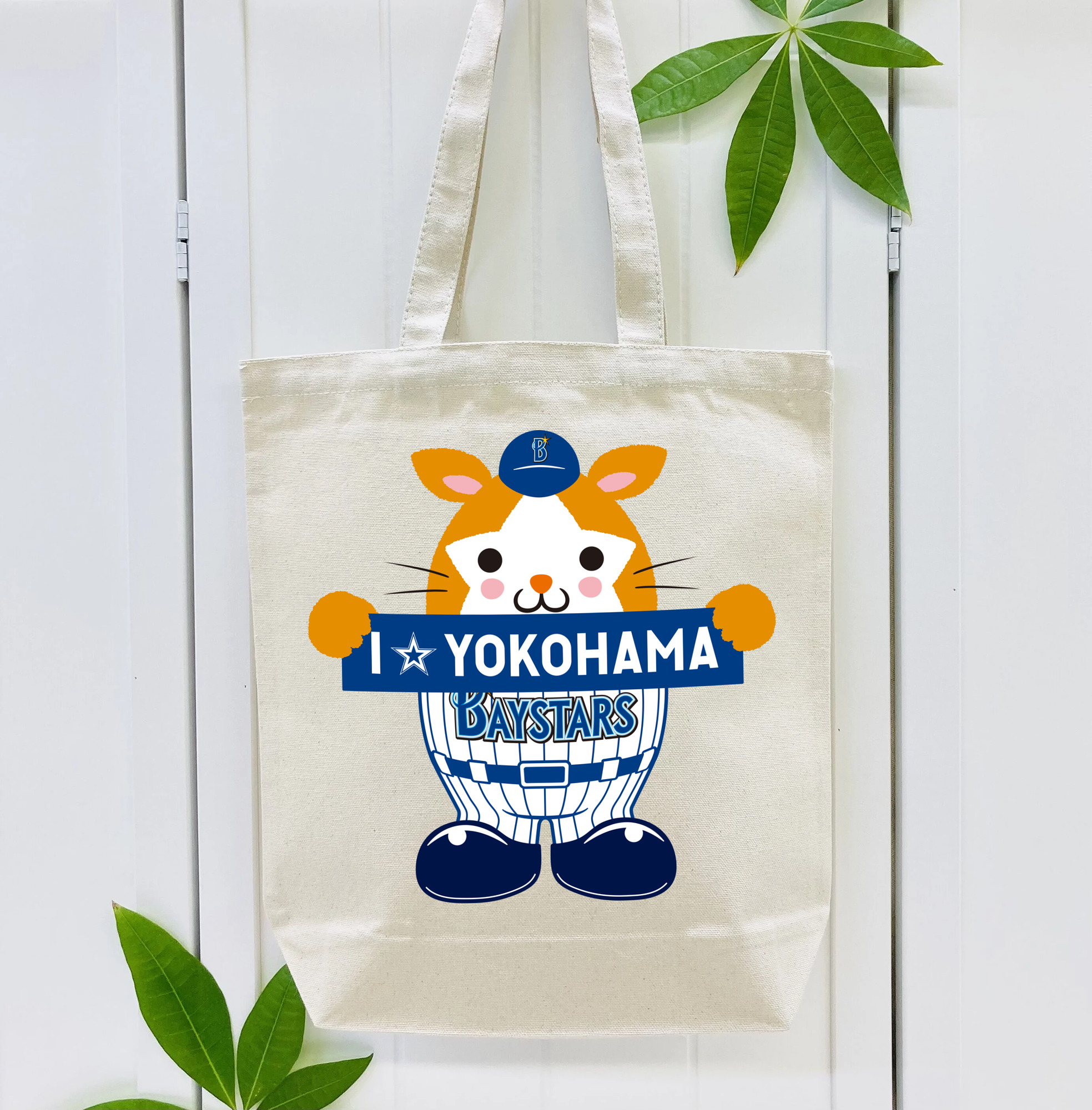 YOKOHAMA DeNA BAYSTARS MASCOT DB.STARMAN APPLICATION I☆YOKOHAMA Logo