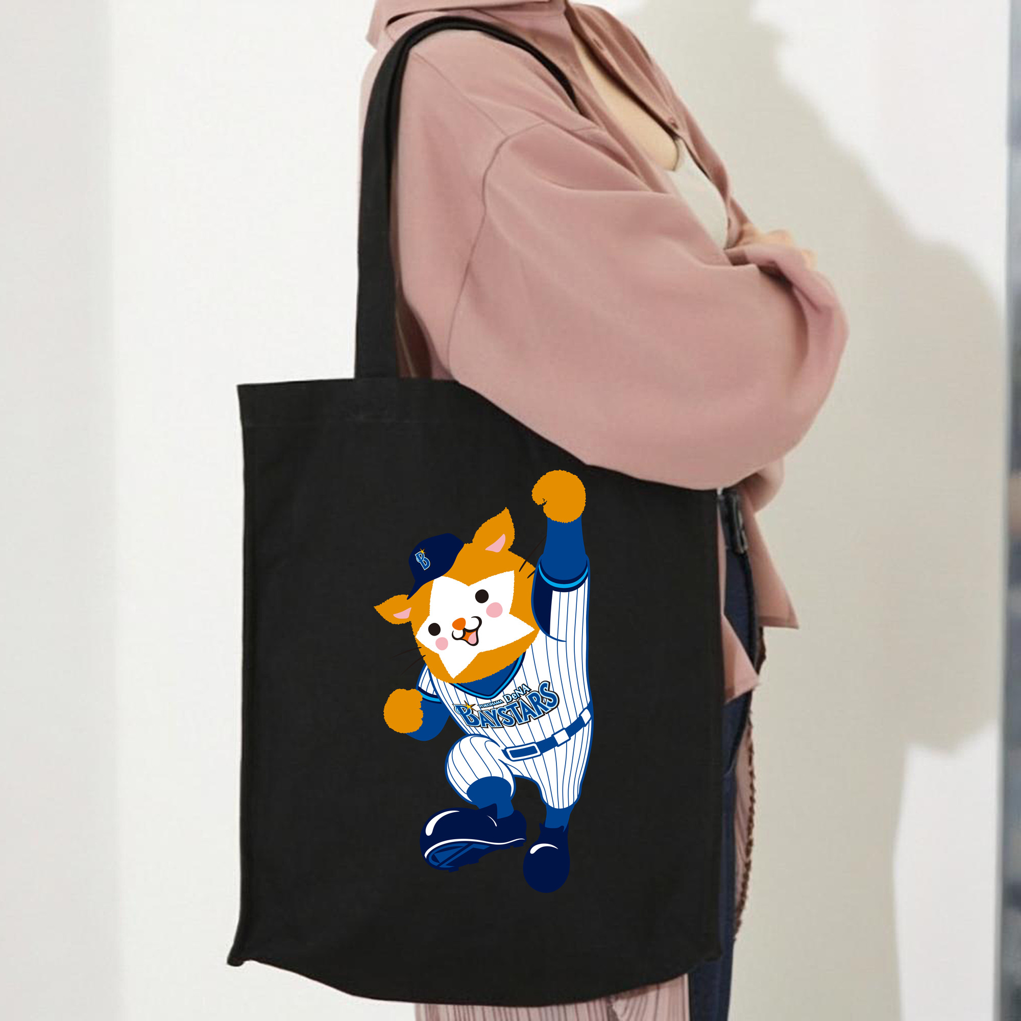 YOKOHAMA DeNA BAYSTARS MASCOT DB.STARMAN APPLICATION FIGHTING Logo