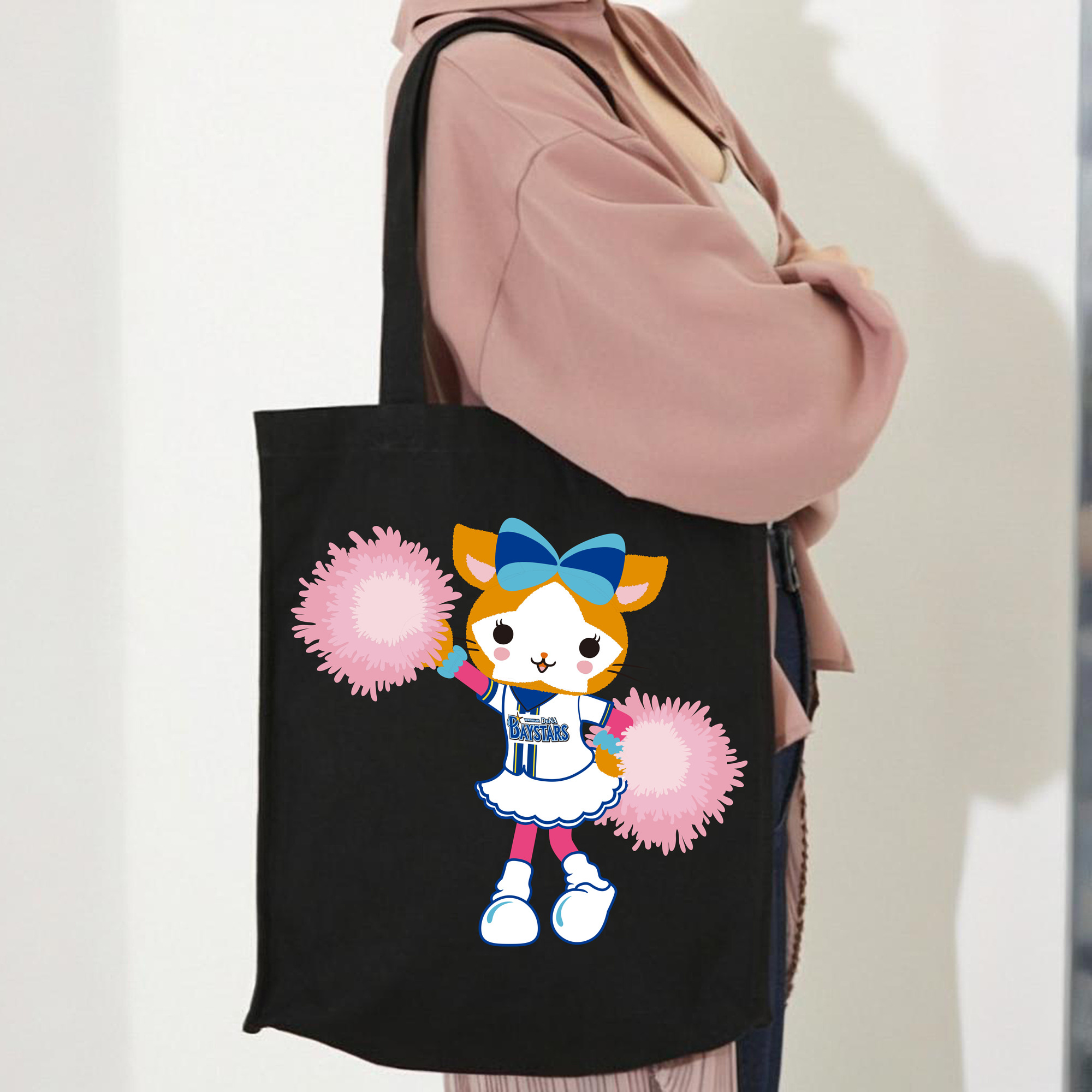 YOKOHAMA DeNA BAYSTARS MASCOT DB.KIRARA 2025 HOME UNIFORM APPLICATION CHEERING HAIR Logo