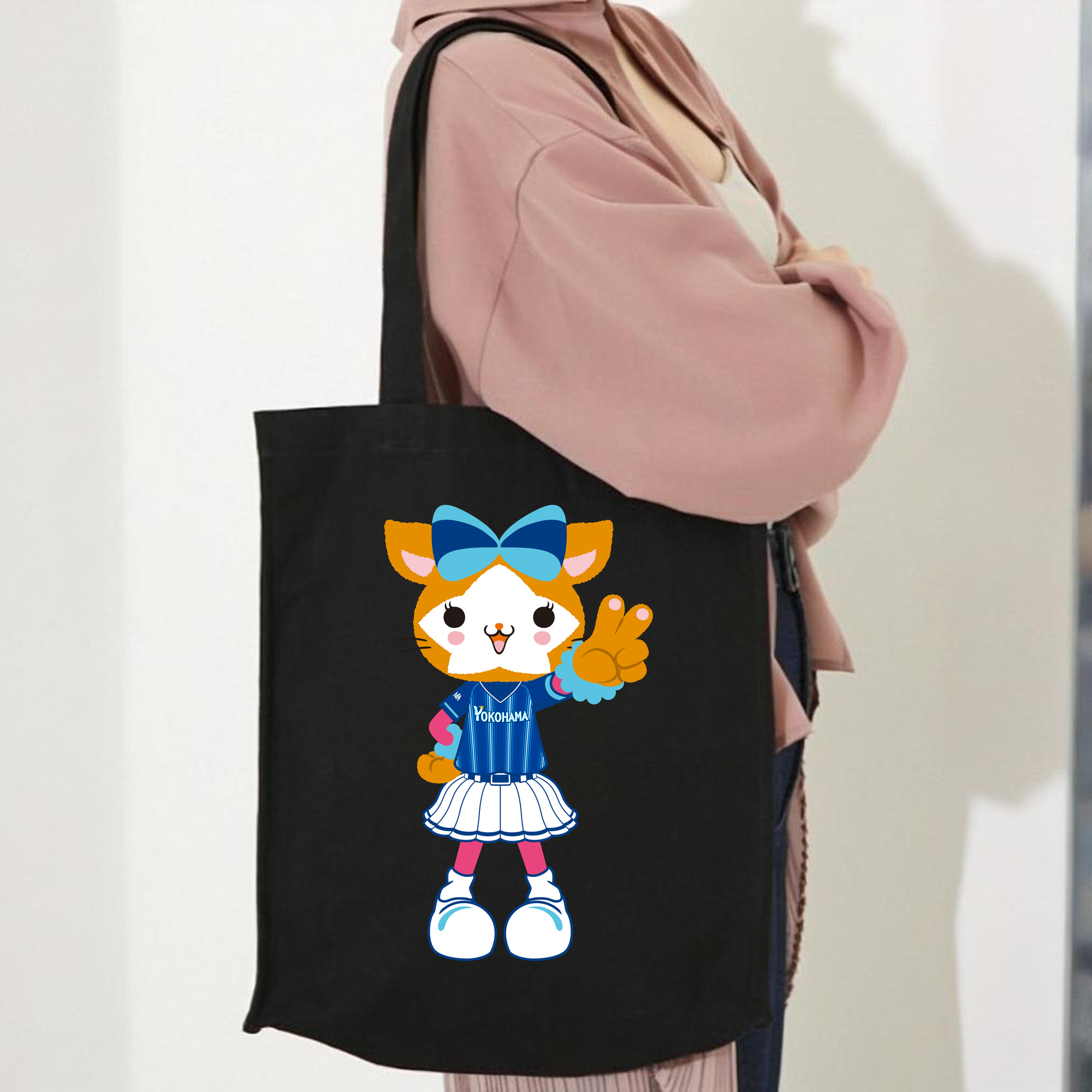 YOKOHAMA DeNA BAYSTARS MASCOT DB.KIRARA AWAY UNIFORM Logo