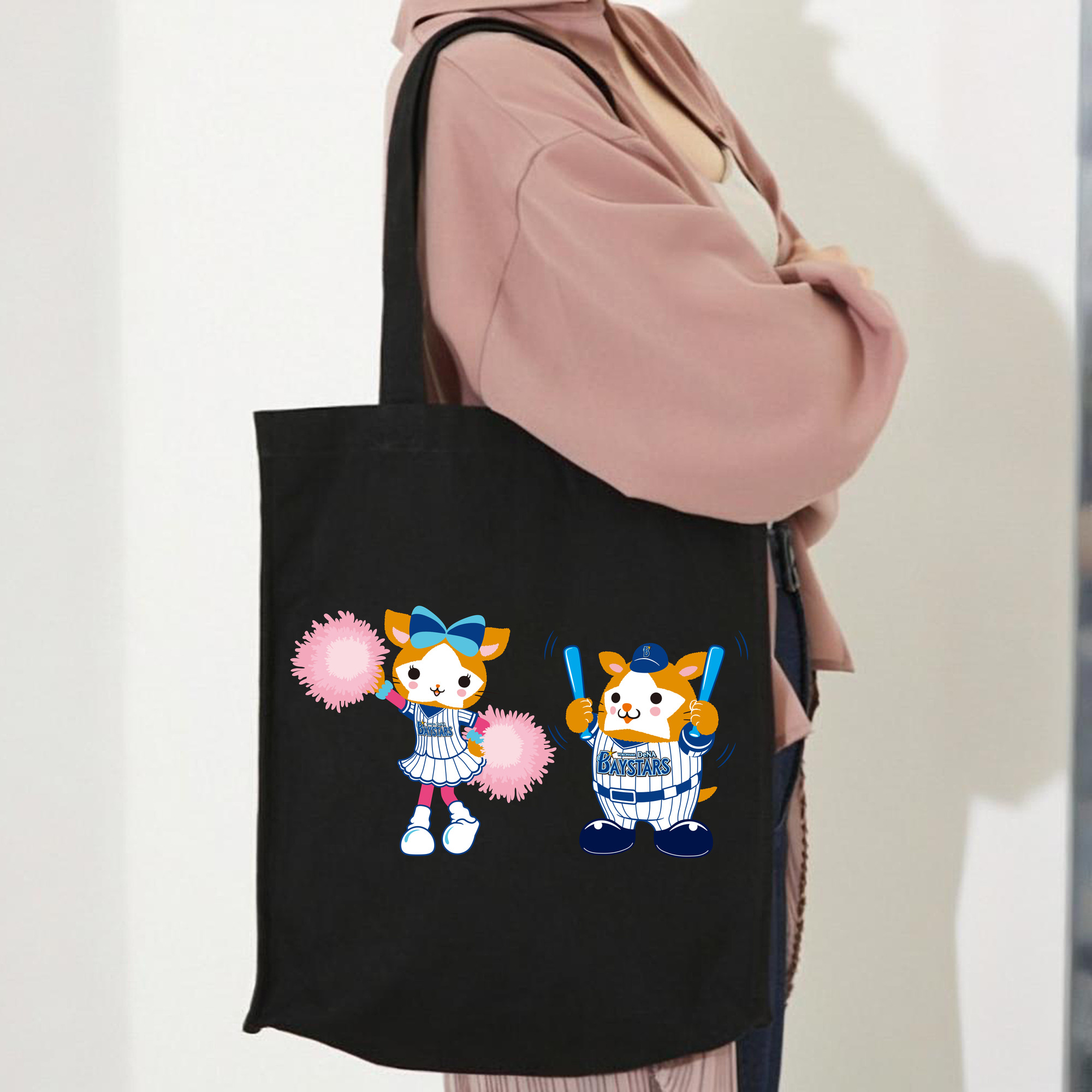 YOKOHAMA DeNA BAYSTARS MASCOT DB.KIRARA DB.STARMAN APPLICATION SURPORT Logo