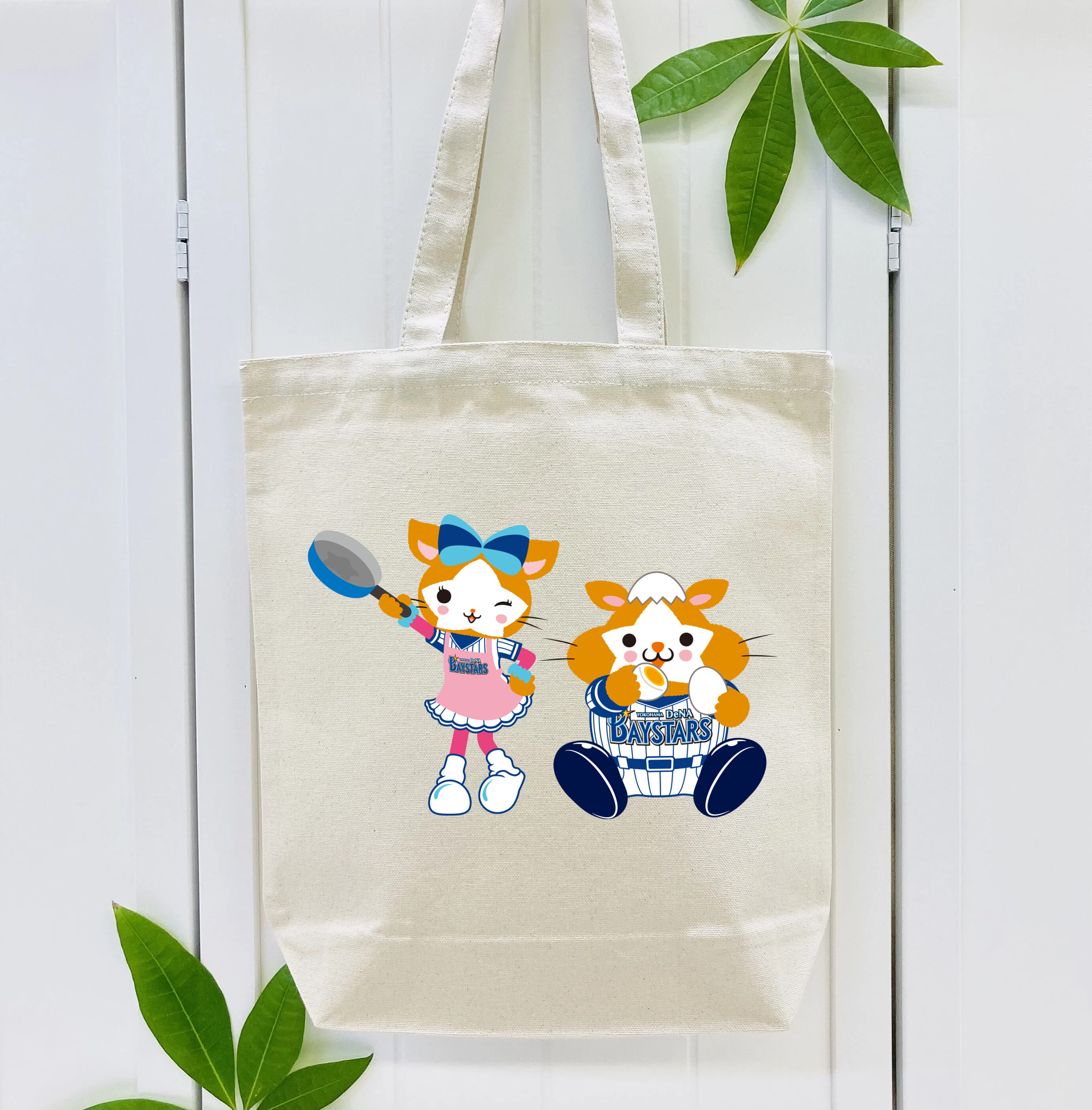 YOKOHAMA DeNA BAYSTARS MASCOT DB.STARMAN DB.KIRARA APPLICATION COOKING EATING Logo