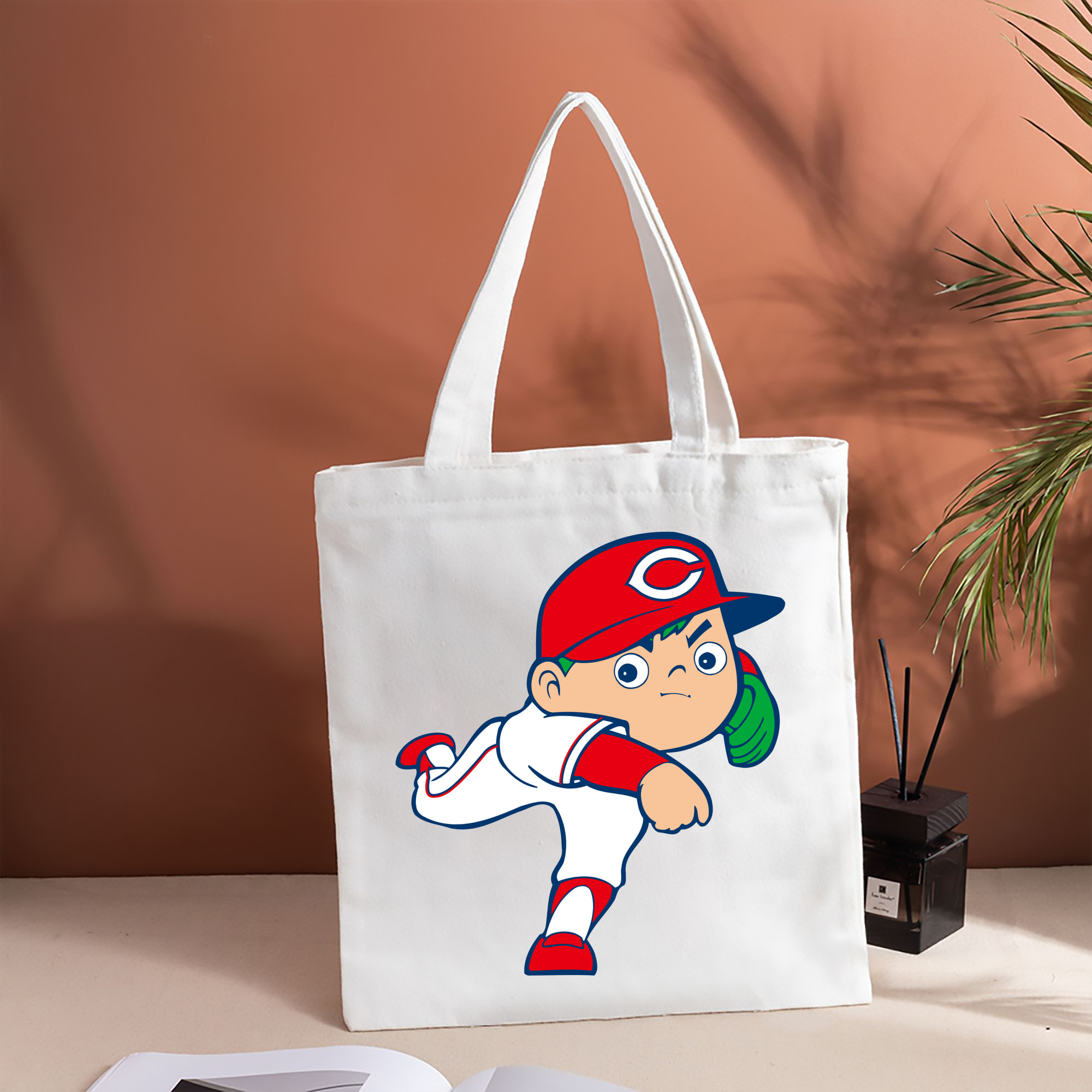 HIROSHIMA TOYO CARP MASCOT APPLICATION PITCHING Logo