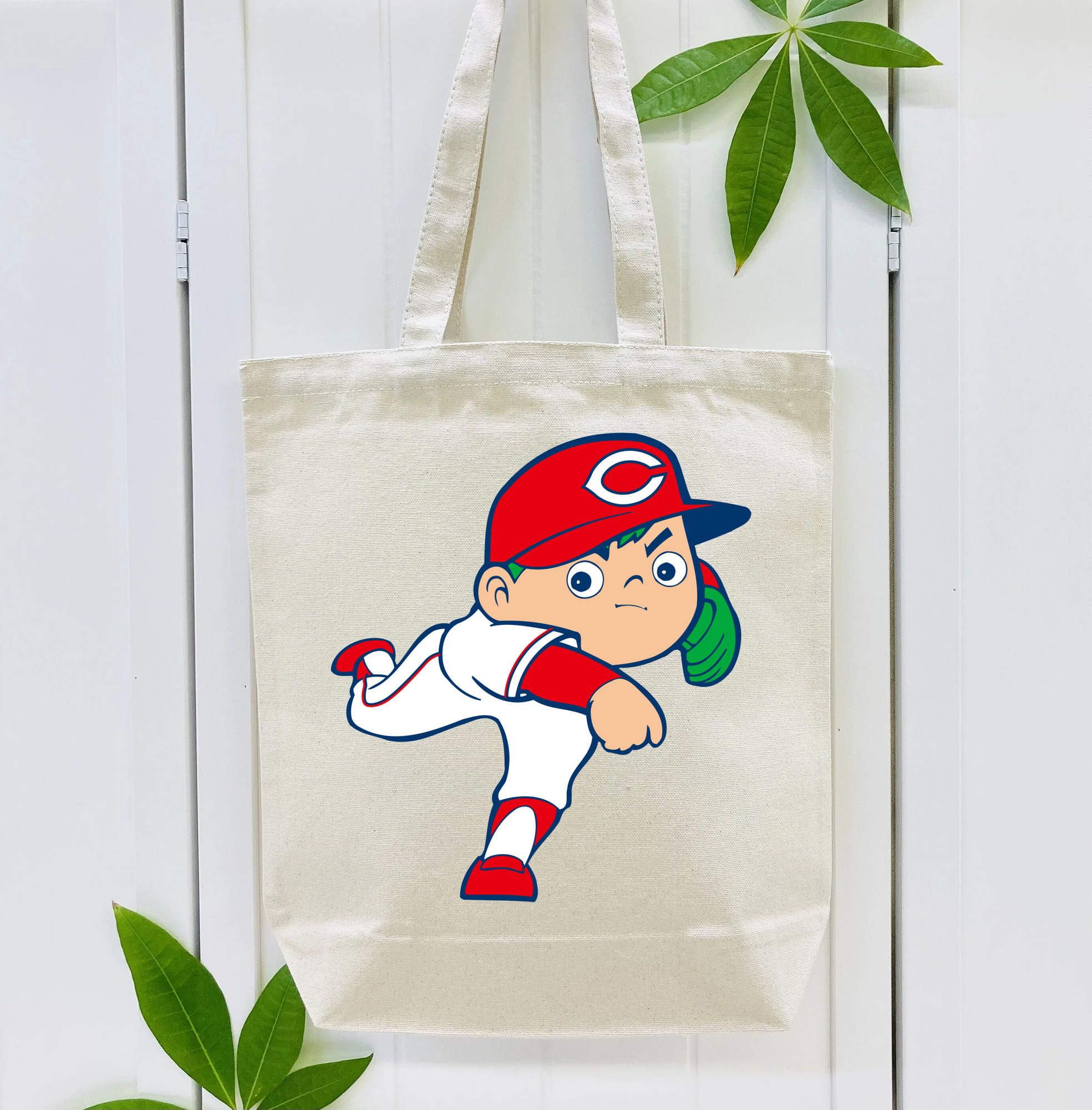 HIROSHIMA TOYO CARP MASCOT APPLICATION PITCHING Logo