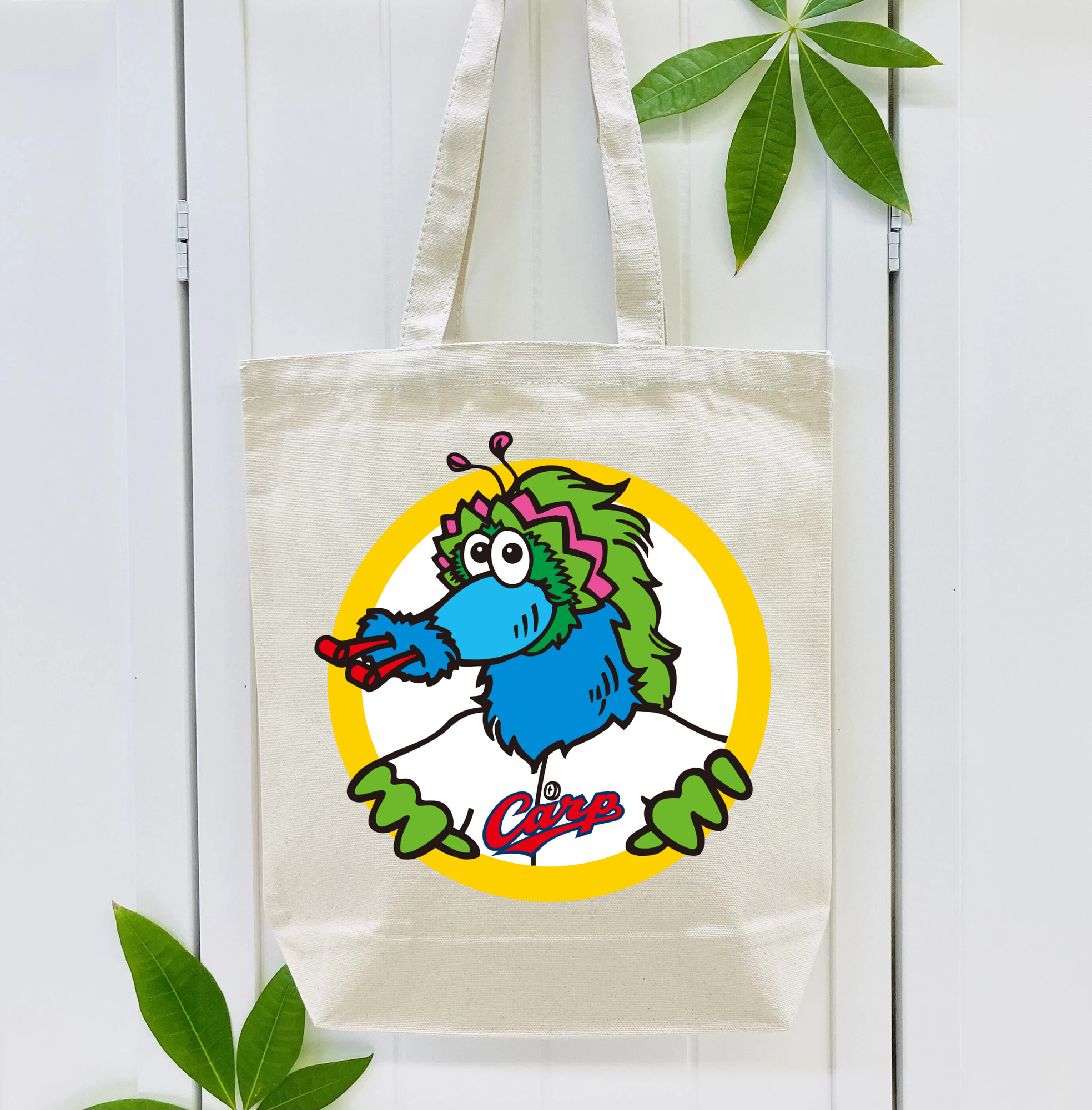 HIROSHIMA TOYO CARP MASCOT SLYLY APPLICATION ROUND Logo