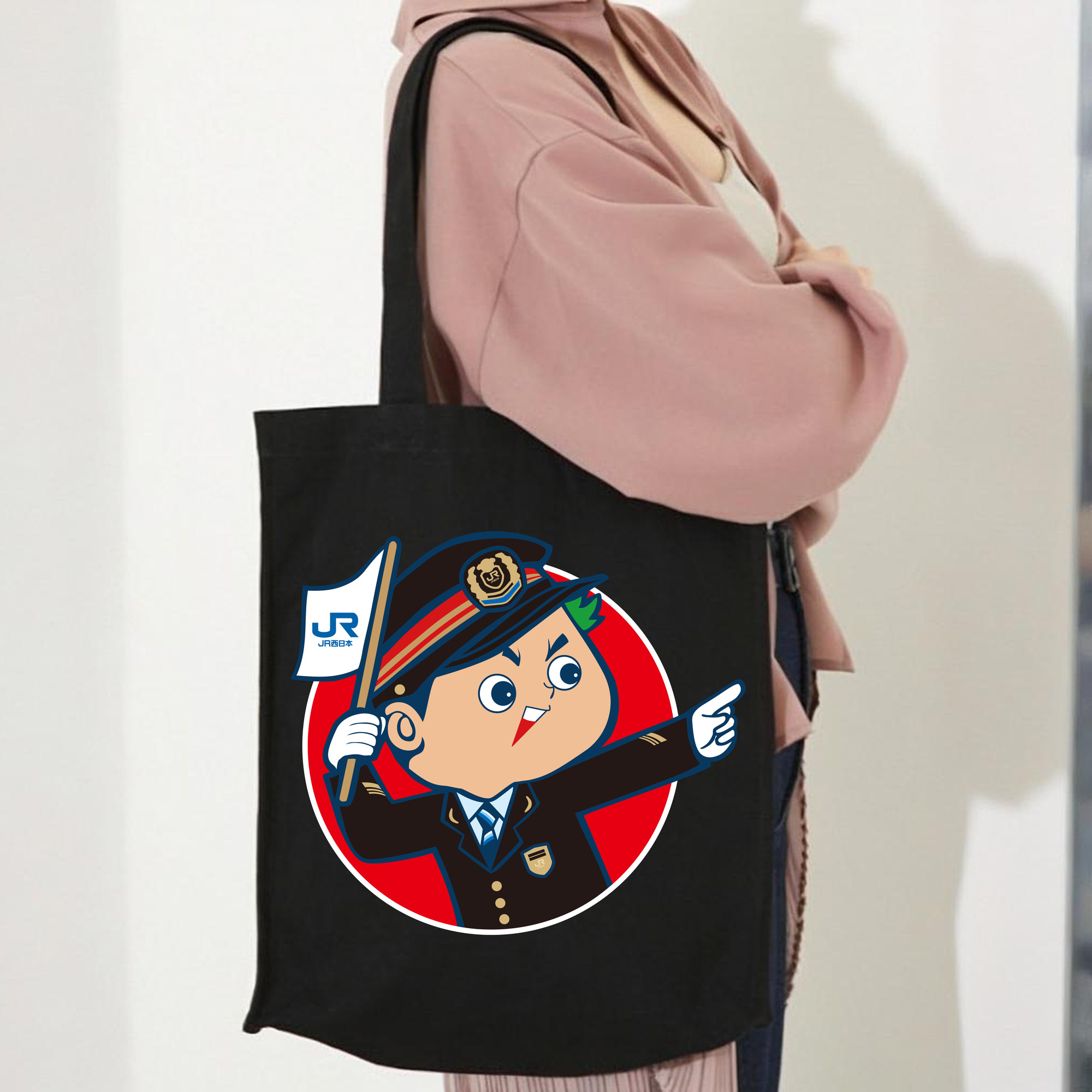 HIROSHIMA TOYO CARP MASCOT CARP BOYA APPLICATION JR WEST NIPPON GROUP Logo