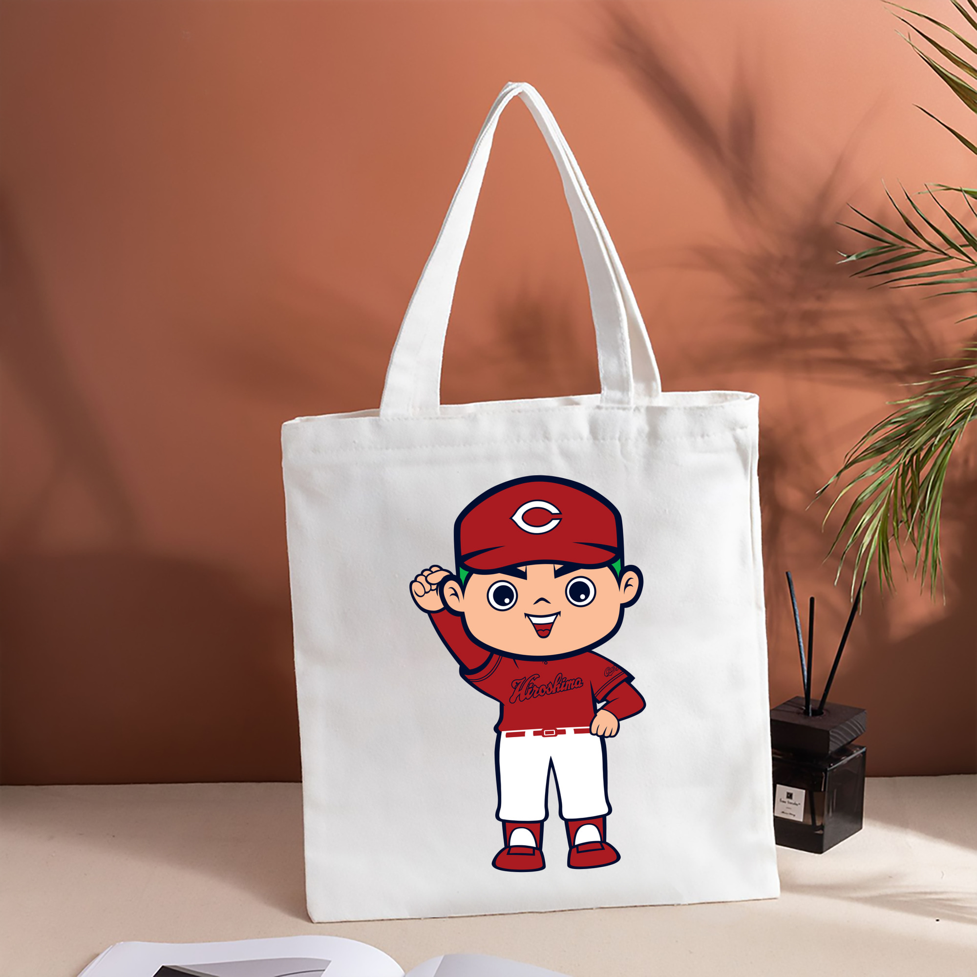 HIROSHIMA TOYO CARP MASCOT CARP BOYA 2023 VISITOR UNIFORM APPLICATION FIGHTING Logo