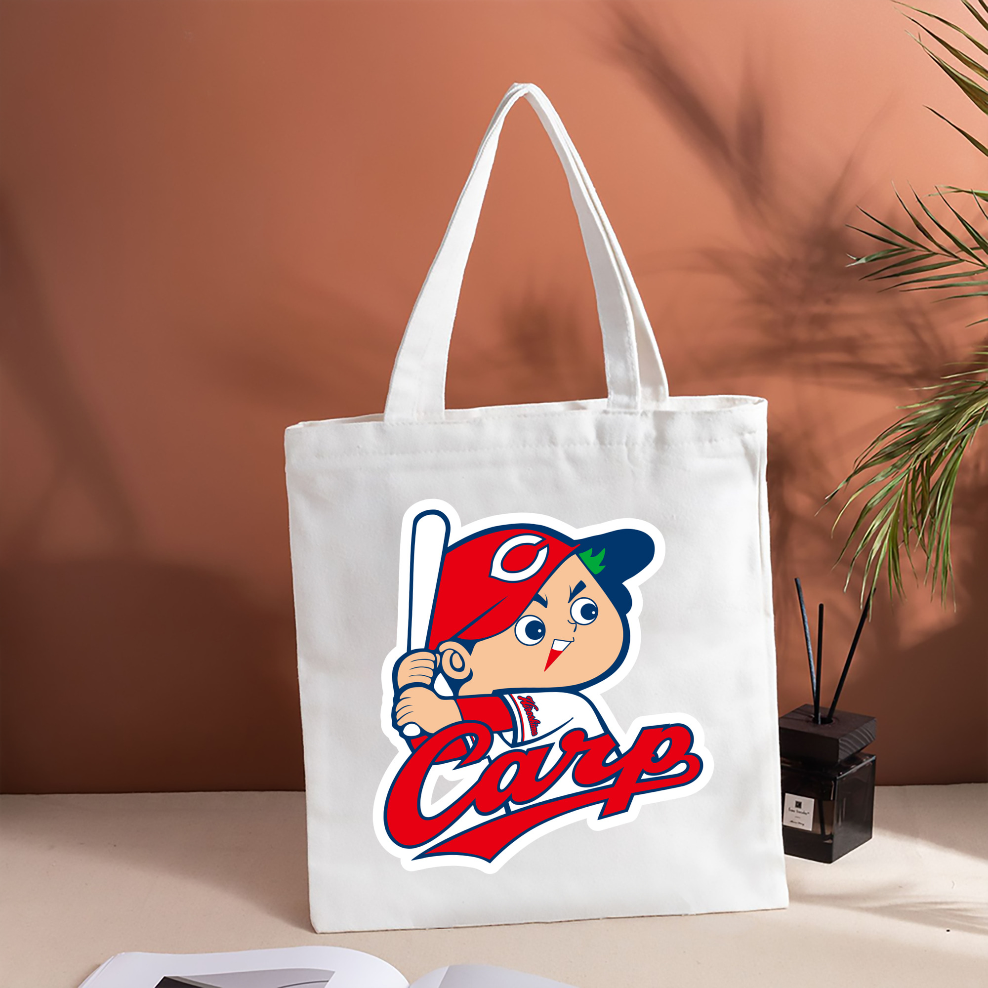 HIROSHIMA TOYO CARP MASCOT CARP BOYA EMBLEM BACKGROUND Logo