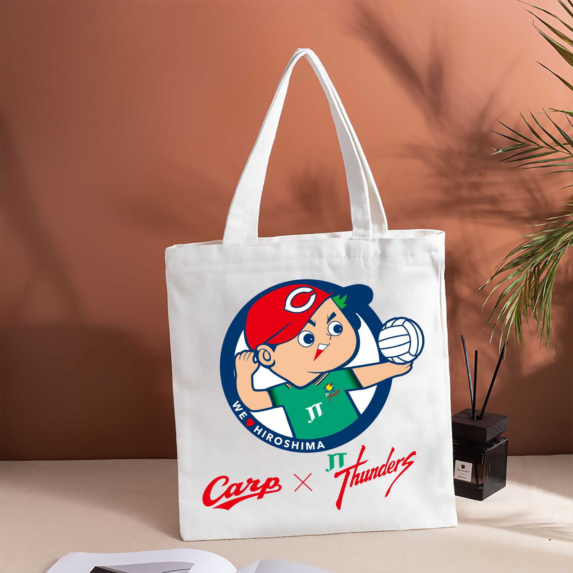 HIROSHIMA TOYO CARP MASCOT CARP BOYA EMBLEM APPLICATION JT THUNDERS Logo