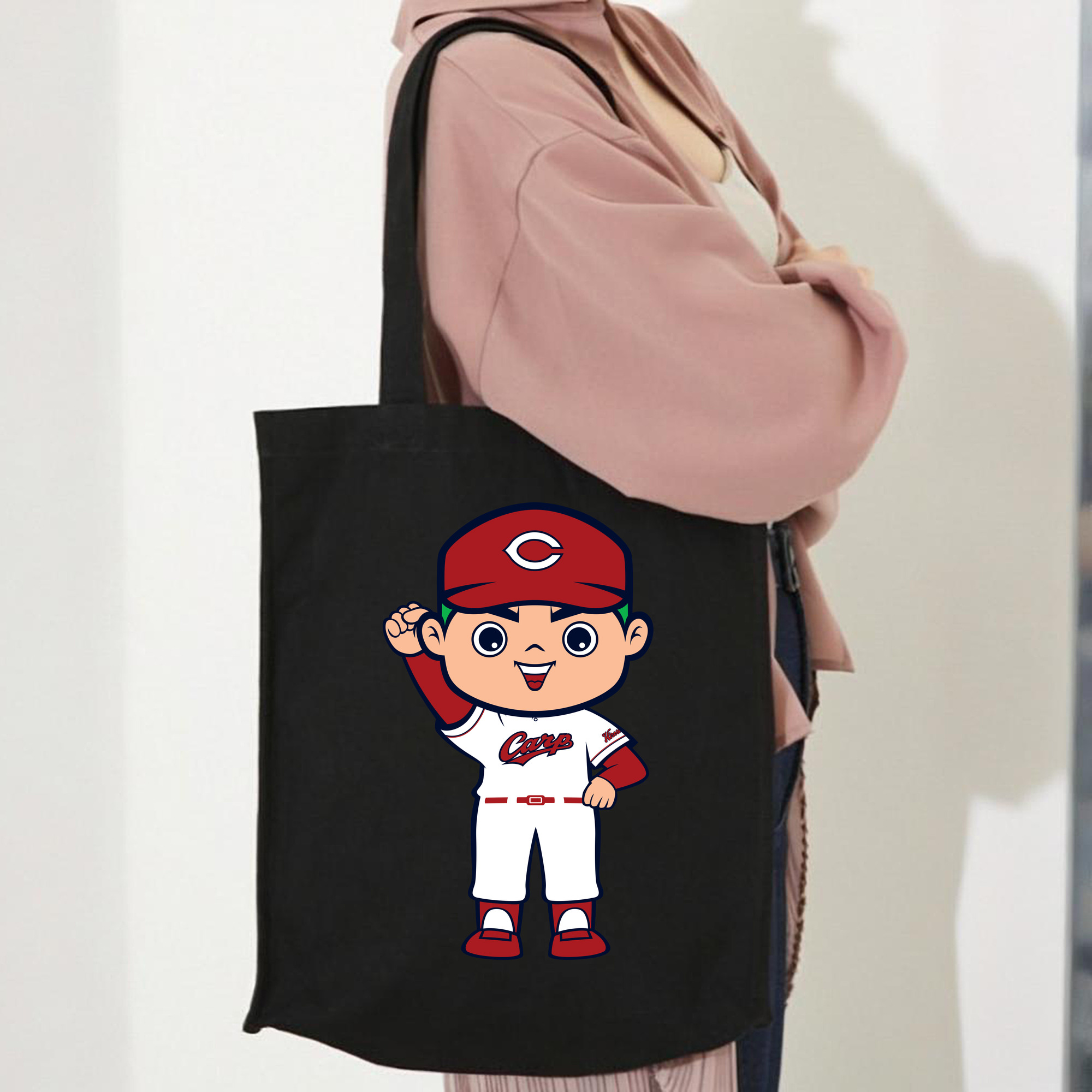 HIROSHIMA TOYO CARP MASCOT CARP BOYA 2023 HOME UNIFORM APPLICATION FIGHTING Logo