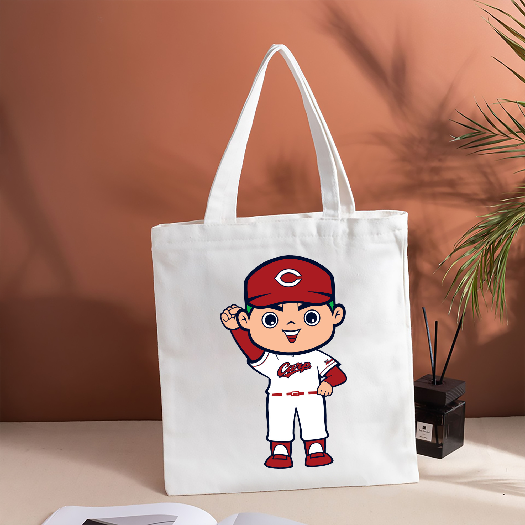 HIROSHIMA TOYO CARP MASCOT CARP BOYA 2023 HOME UNIFORM APPLICATION FIGHTING Logo