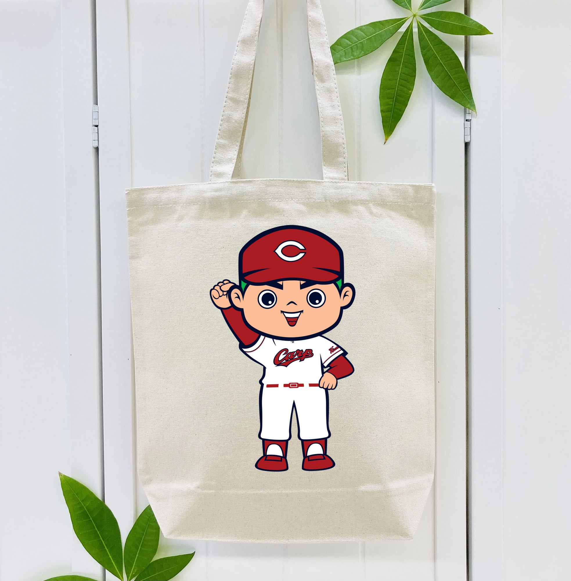 HIROSHIMA TOYO CARP MASCOT CARP BOYA 2023 HOME UNIFORM APPLICATION FIGHTING Logo