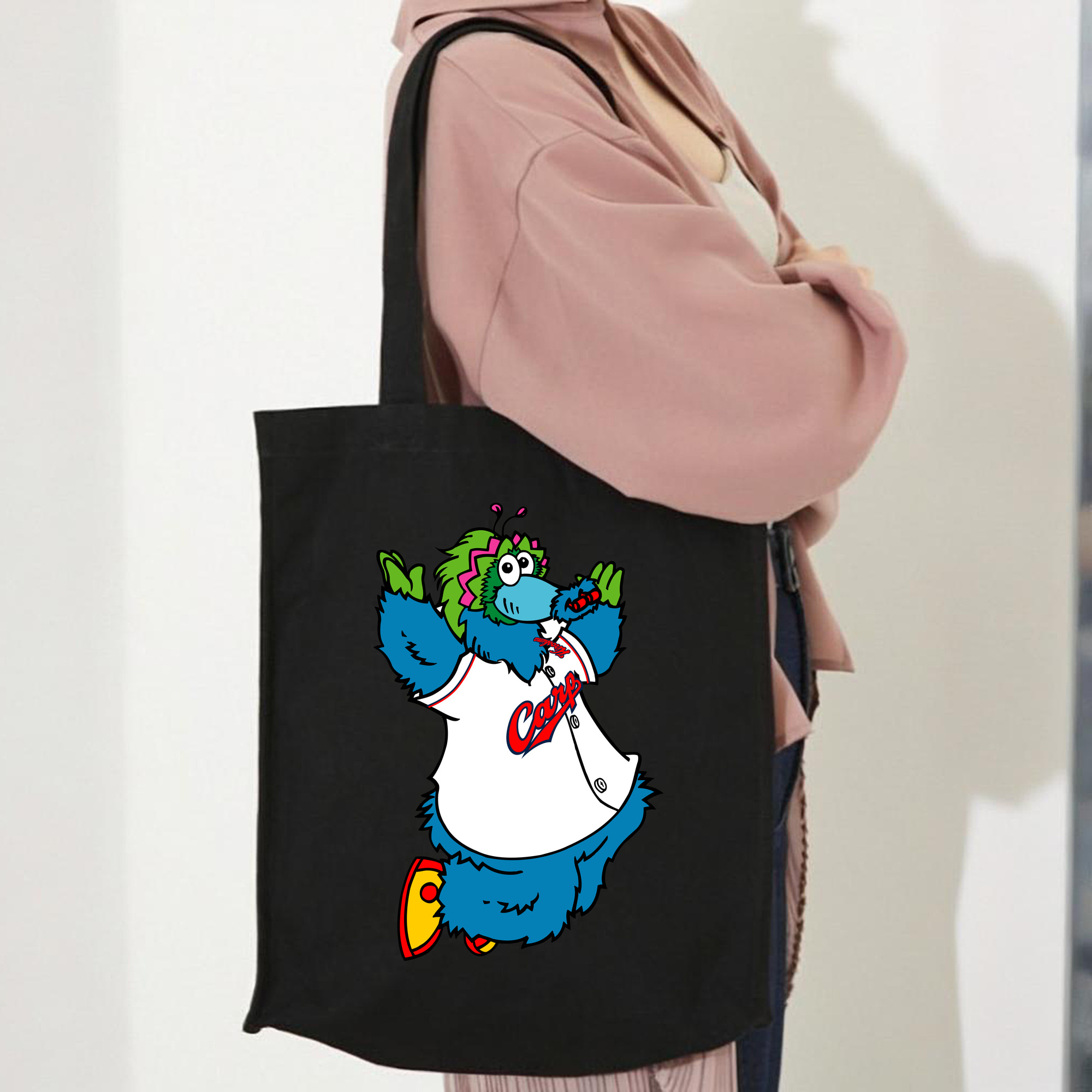 HIROSHIMA TOYO CARP MASCOT SLYLY APPLICATION JUMP Logo