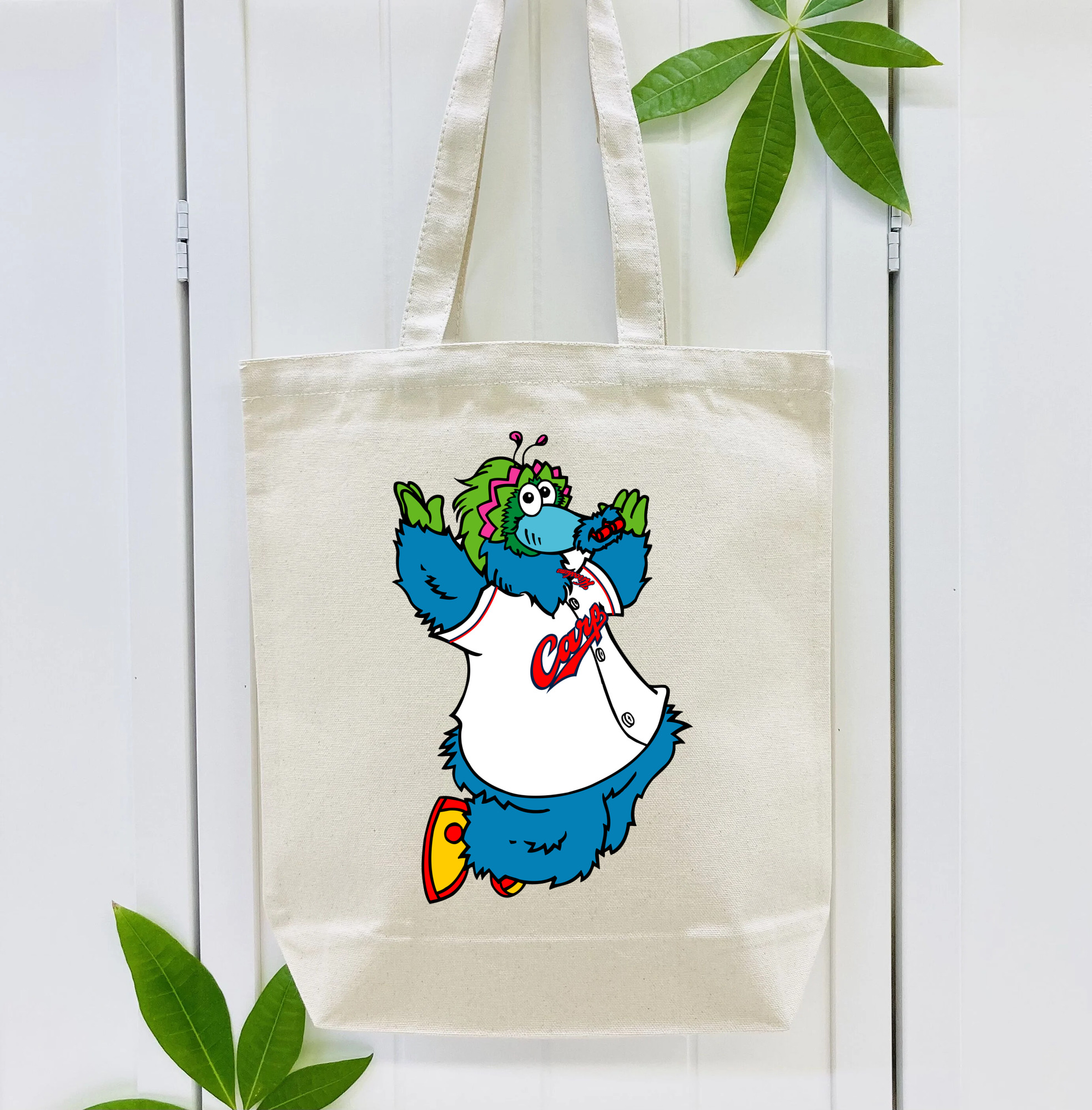 HIROSHIMA TOYO CARP MASCOT SLYLY APPLICATION JUMP Logo