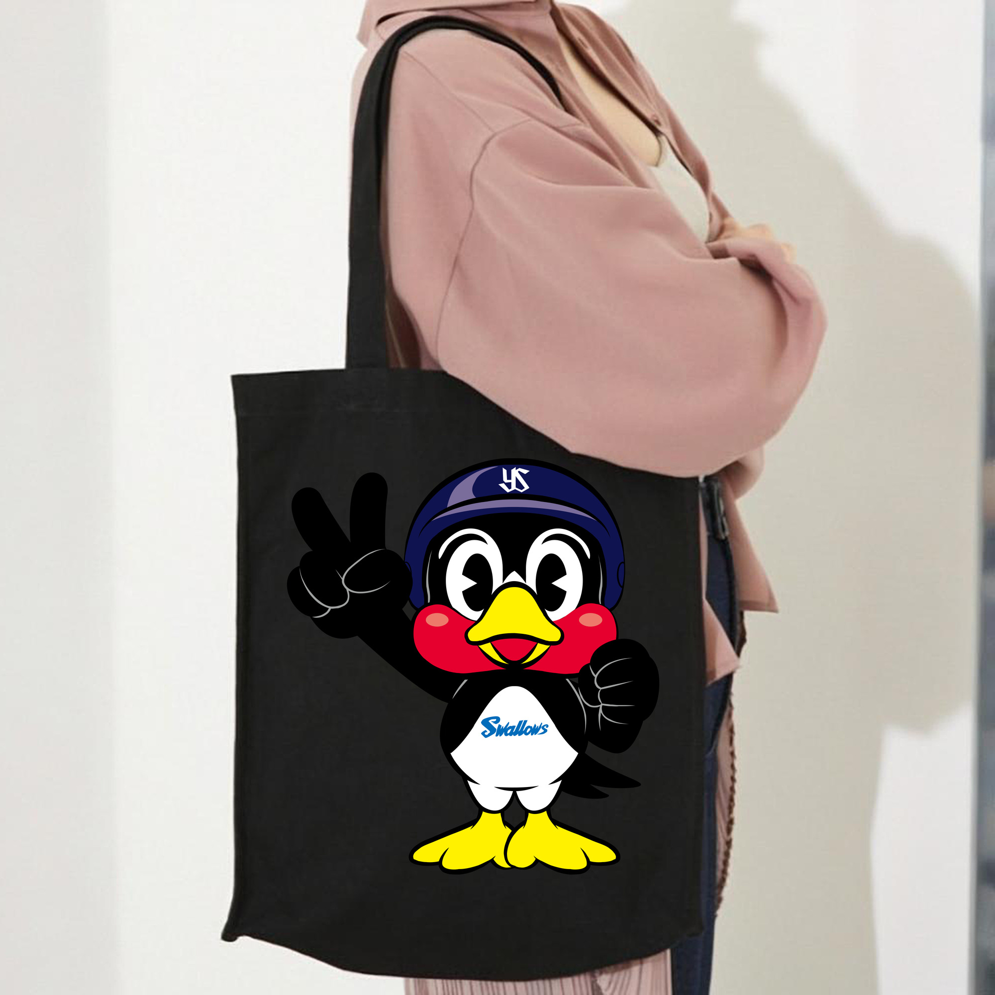 TOKYO YAKULT SWALLOWS MASCOT TSUBAKURO APPLICATION VICTORY Logo